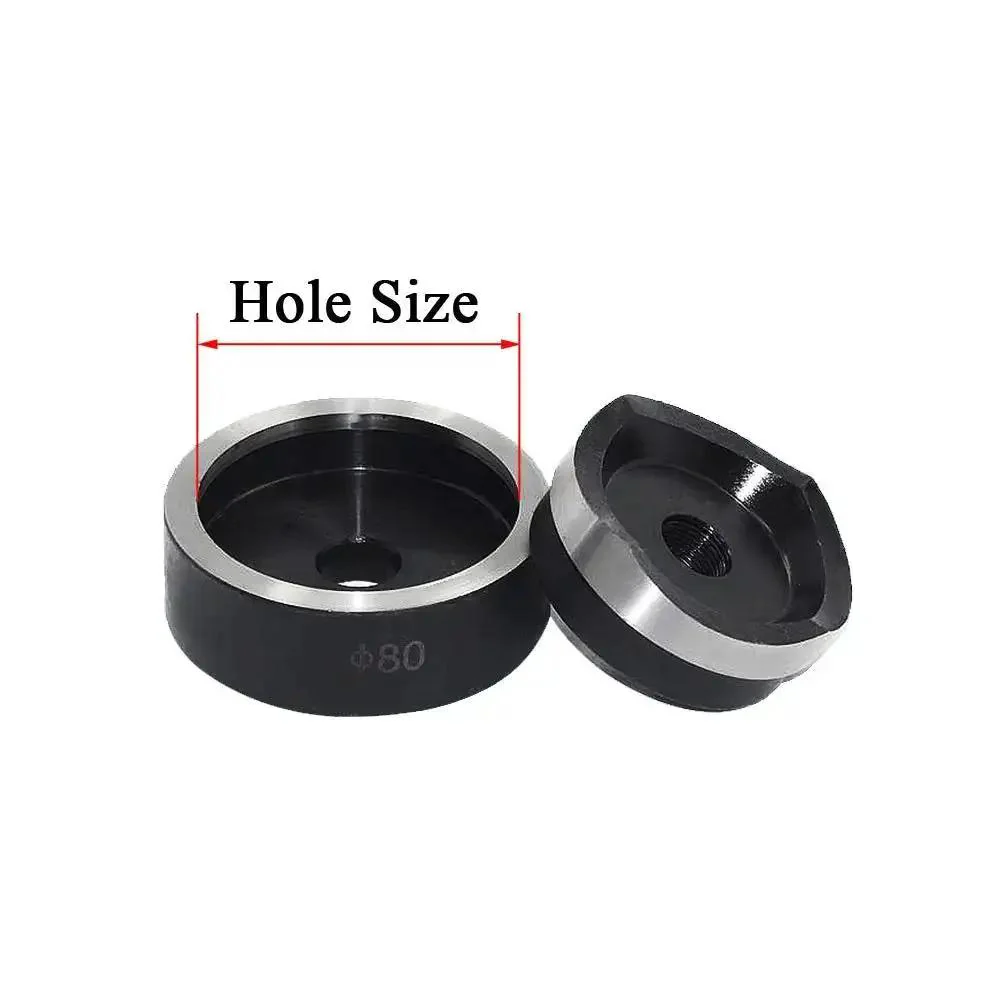Hydraulic Knockout Punch Driver Kit With 22mm Die For Electrical Boxes And Panels, Heavy Duty Quick Drive Tool For Fast Hole Sizing, Durable Metal Construction, Includes 22mm Die, Great Value, Custom Sizing And Sizes Available - Image 5
