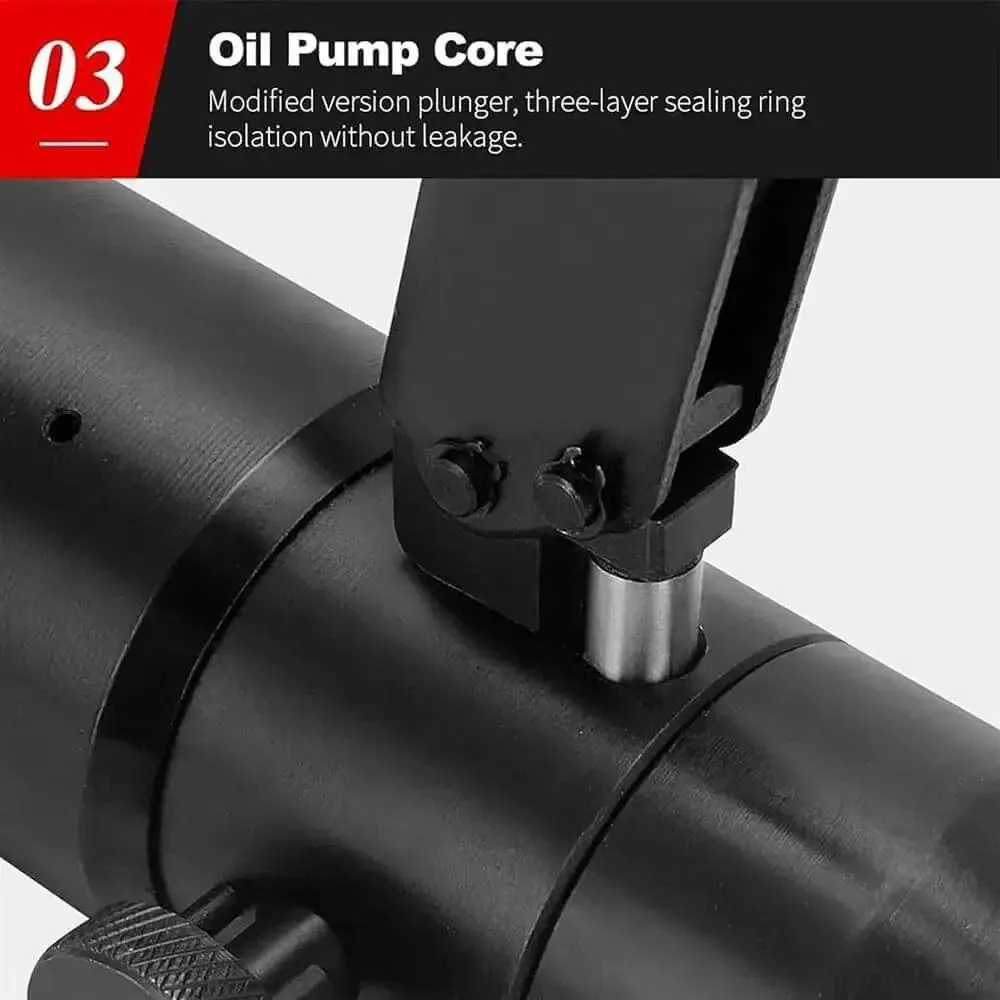 Hydraulic Knockout Punch Kit Pro Grade For Electrical Boxes And Metal Sheets, 22.5mm To 61.5mm Hole Cutter Set With 6 Dies, Heavy Duty Conduit Punch Tool, 66KN Clamping Power For Fast, Clean, On Site Holes - Image 4