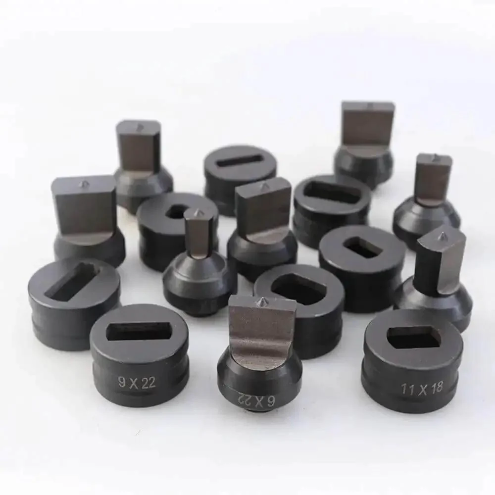 Hydraulic Slotted Die Set For CH60 Punching Machine Includes A Wide Range Of Die Sizes From 5.5x20mm To 14.5x22mm Go-To Choice For Fast Accurate Sheet Metal Punching And Custom Cutouts - Image 3