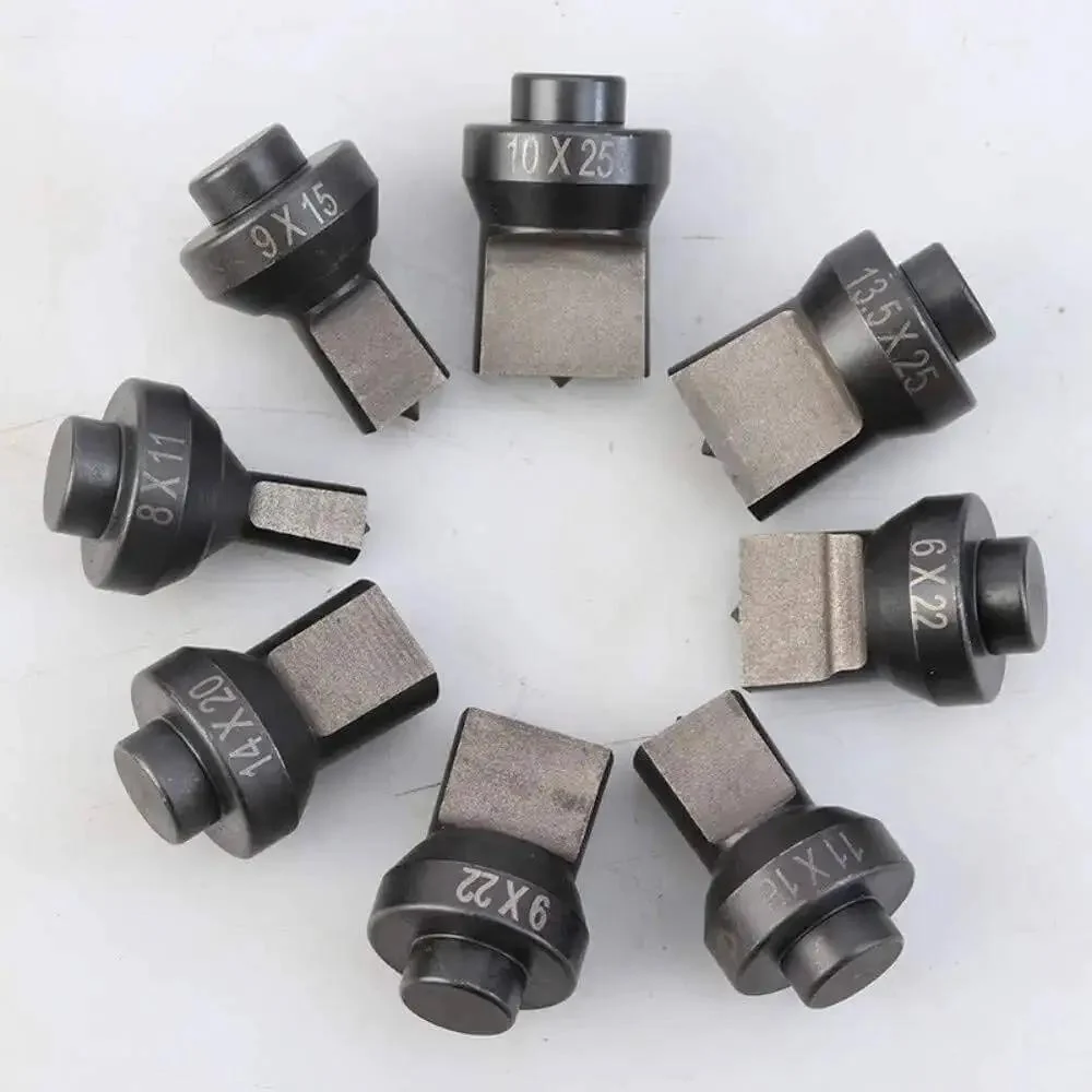 Hydraulic Slotted Die Set For CH60 Punching Machine Includes A Wide Range Of Die Sizes From 5.5x20mm To 14.5x22mm Go-To Choice For Fast Accurate Sheet Metal Punching And Custom Cutouts - Image 4