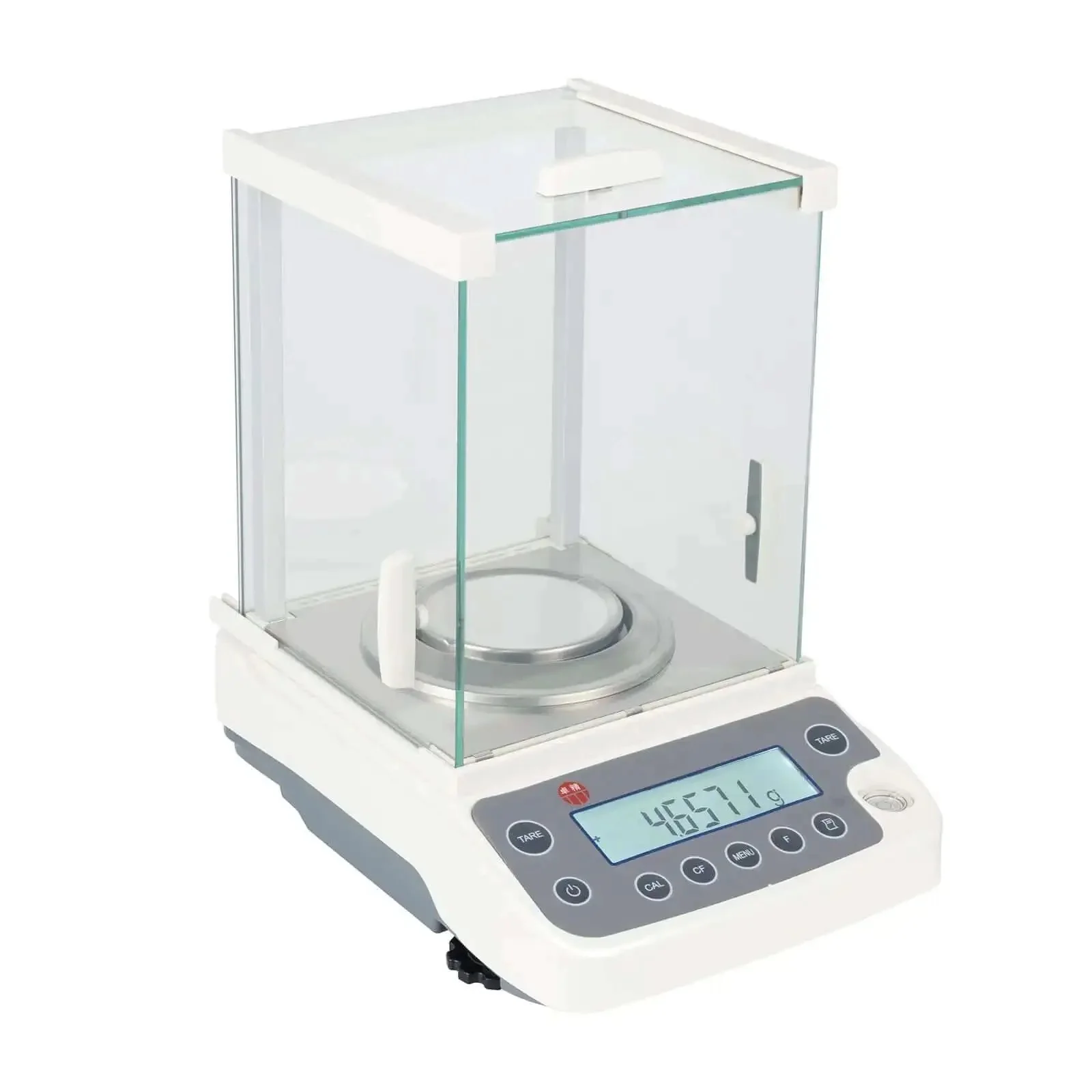 Hyper Accurate 0.0001g Analytical Balance With LCD Display 18 Units USB RS232 Interface For Schools And Labs Wind Shield Glass Cover Provides Stable Measurements Up To 0.26lb