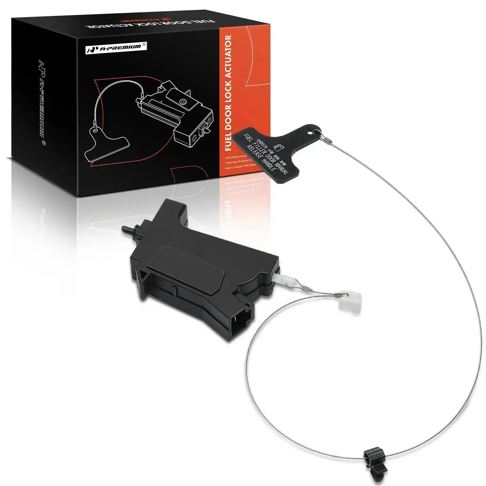 Hyundai Santa Fe 2013 To 2018 Fuel Door Lock Actuator Replacement With Cable Fits Fuel Filler Door Opener 815902W000 81590-2W000 Easy Install No Hassle Durable Aftermarket Part