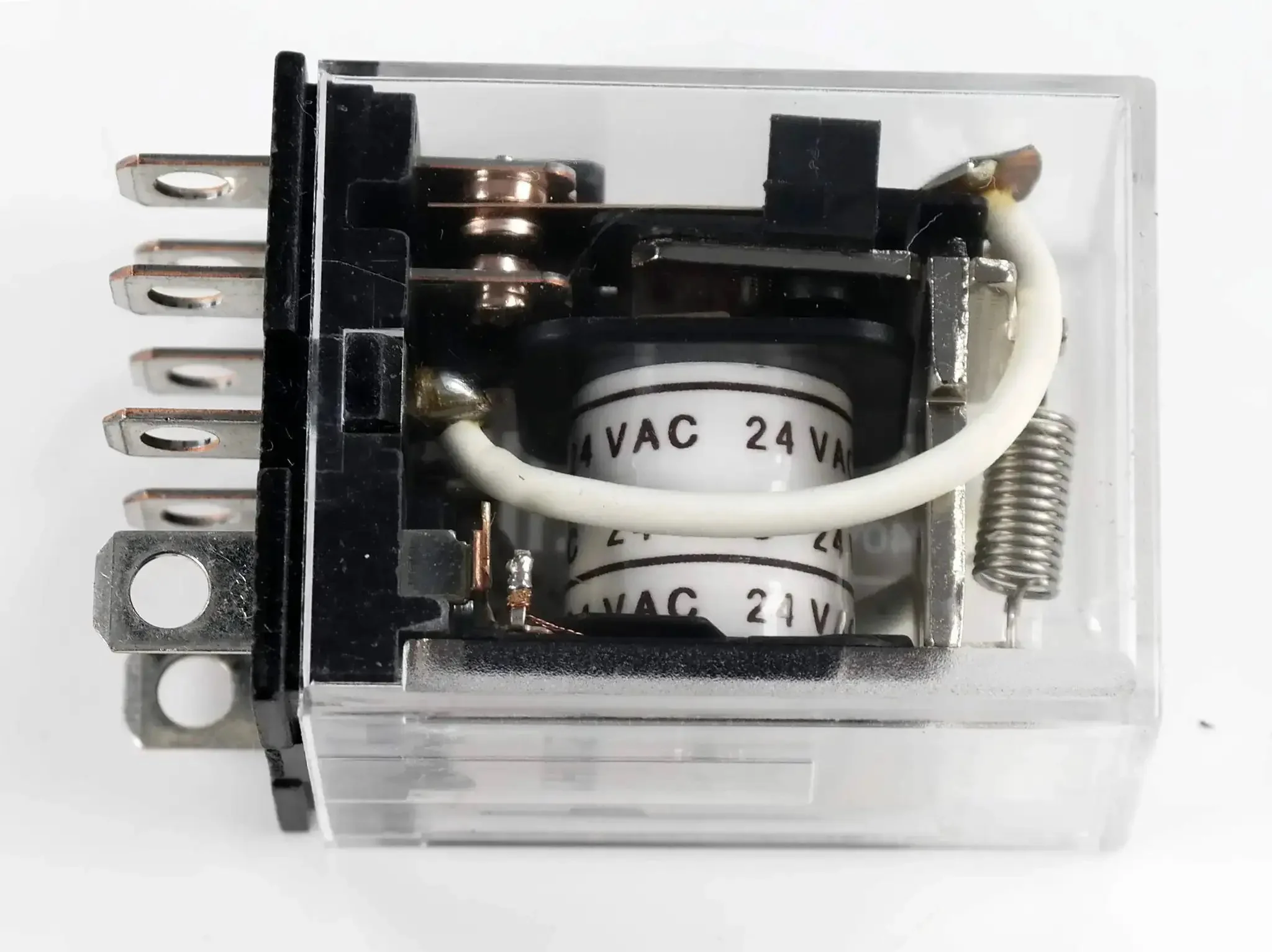 IA General Purpose DPDT Relay Pack Of 2, 24 VAC Coil, 15 Amp Plug In Relay For Industrial Control, Dual Pole Double Throw, Built To Last 24V Relay Modules Kit - Image 3