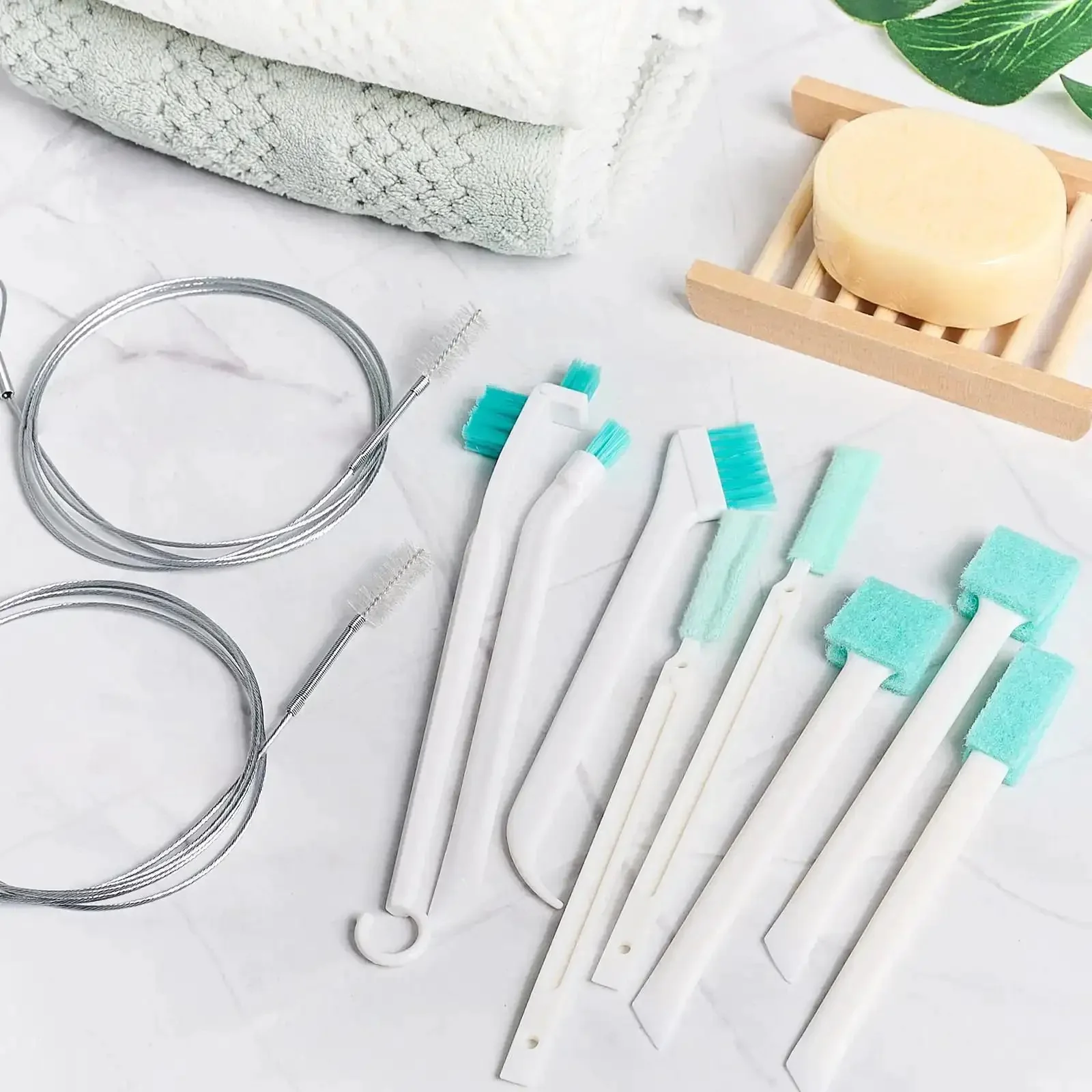Ice Machine Cleaner Brush Kit, 10-Piece Set With 2 Extra-Long Drain Pipe Brushes And 8 Crevice Brushes, Keeps Your Ice Maker Sparkling Clean From Nooks To Crannies, Simple, Durable Tools For Spotless Ice - Image 4