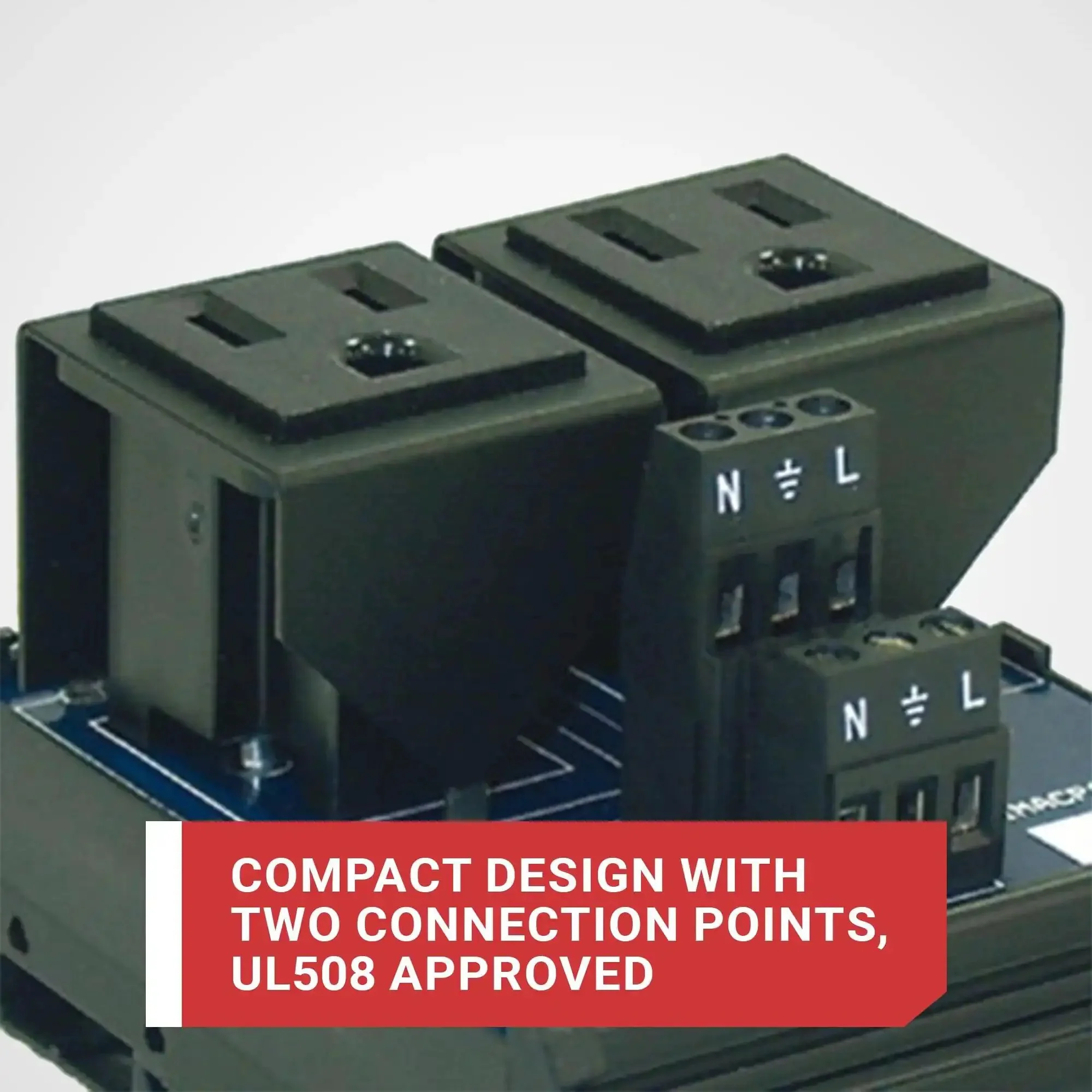 IMACP02 Duplex Three Prong Modular Outlet DIN Rail Mount AC Receptacle Black For 120V 15A NEMA 5 15P Power Plug In Industrial Electrical Panels And Control Cabinets - Image 8