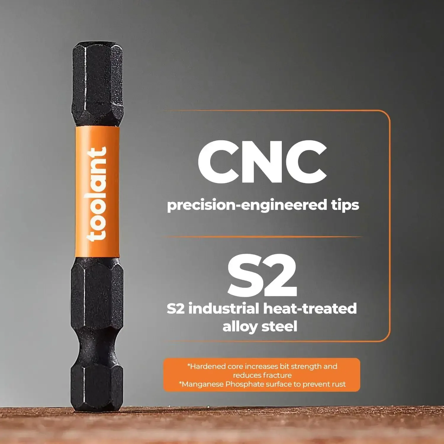 Impact Hex Bit Set 3/16 Inch 10 Piece With 1/4 Inch Hex Shank 2 Inch Long S2 Steel CNC Machined Tips Magnetic For Secure Fit And Durability Includes Storage Box For Heavy Duty Drill Driver - Image 8