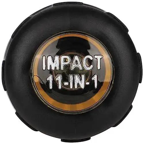 Impact Rated 11-in-1 Multi Bit Screwdriver And Nut Driver With Phillips Slotted Square And Torx Bits, Converts To Four Nut Driver Sizes, Interchangeable Components Built For Drill And Driver Use, All Purpose Heavy Duty Tool - Image 2