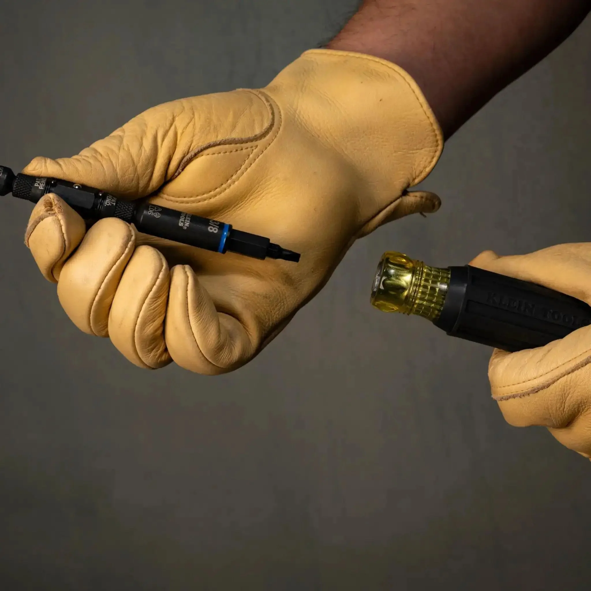 Impact Rated 11-in-1 Multi Bit Screwdriver And Nut Driver With Phillips Slotted Square And Torx Bits, Converts To Four Nut Driver Sizes, Interchangeable Components Built For Drill And Driver Use, All Purpose Heavy Duty Tool - Image 7