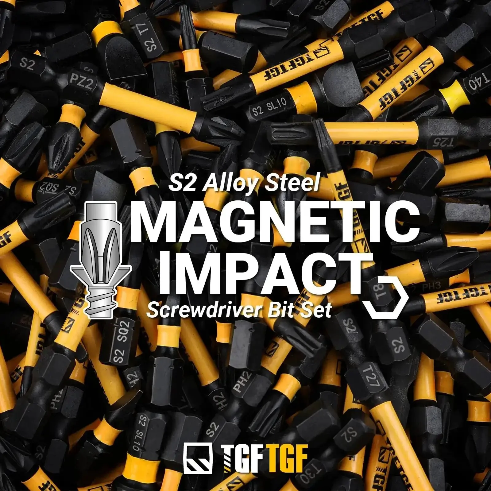 Impact Torx Bit Set 31 Pieces For Security Torx T5 Through TT40, S2 Steel, 1 Inch And 2 Inch CNC Machined Tips, Magnetic Bit Holder, Tamper Proof Star Bits, Beefed Up Heavy Duty Driver Set For Impact Tools - Image 3