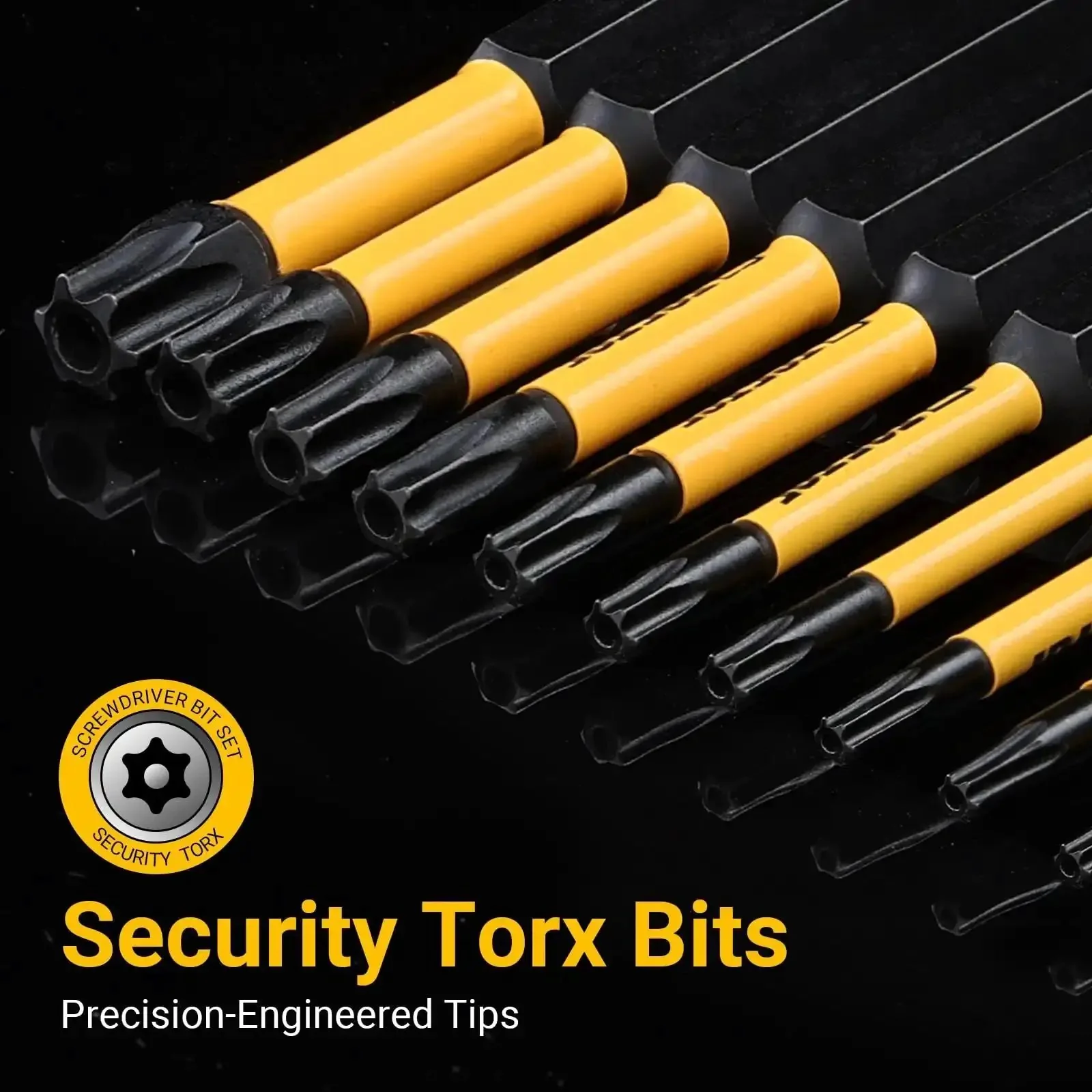 Impact Torx Bit Set 31 Pieces For Security Torx T5 Through TT40, S2 Steel, 1 Inch And 2 Inch CNC Machined Tips, Magnetic Bit Holder, Tamper Proof Star Bits, Beefed Up Heavy Duty Driver Set For Impact Tools - Image 7