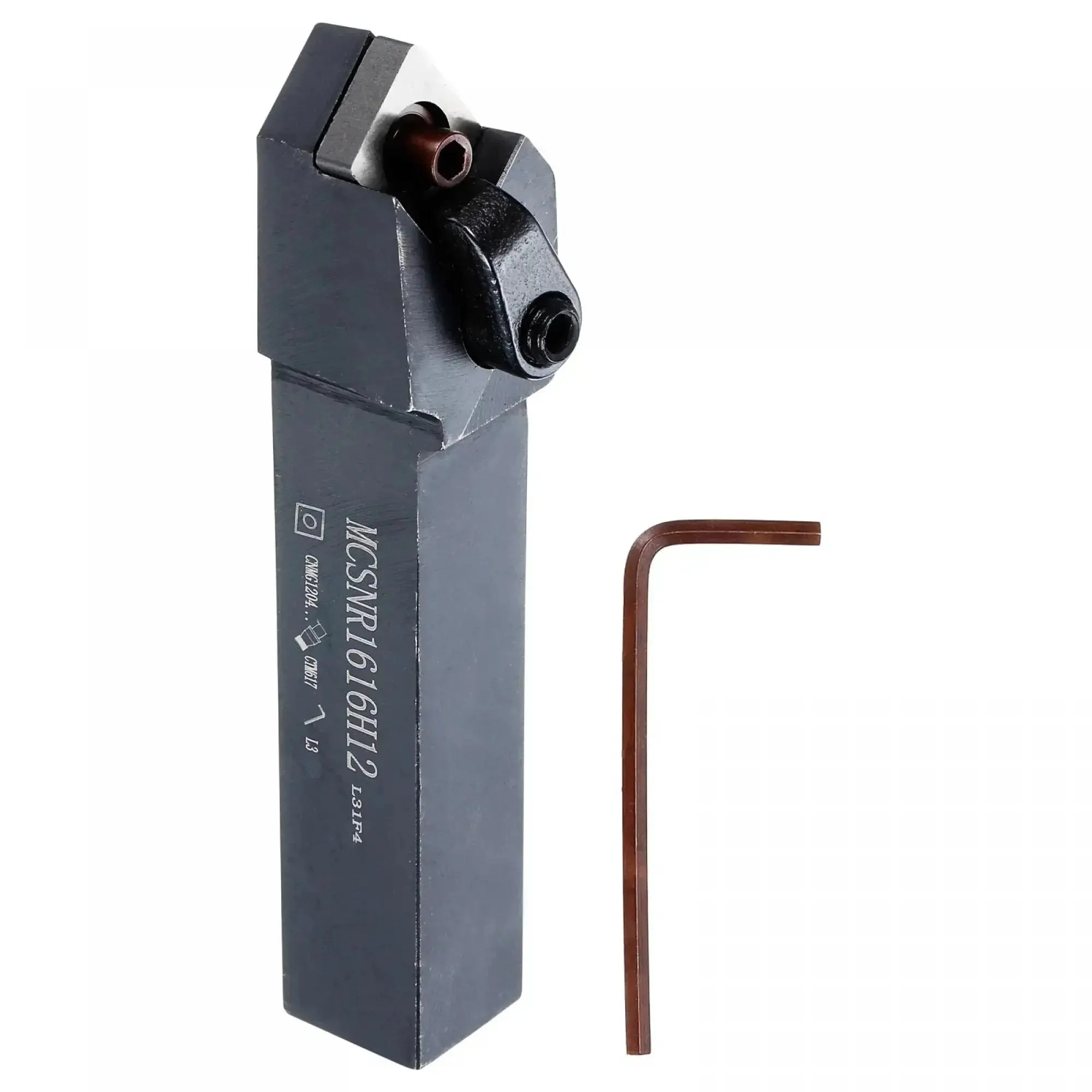 Indexable CNC Lathe Turning Tool Holder 45 Degree MCSNR1616H12 Five Eighth Inch Shank For 40CrMo 42CrMo Steel Carbide Inserts CNMG1204 For Grooving Threading Turning Built To Last Right Hand