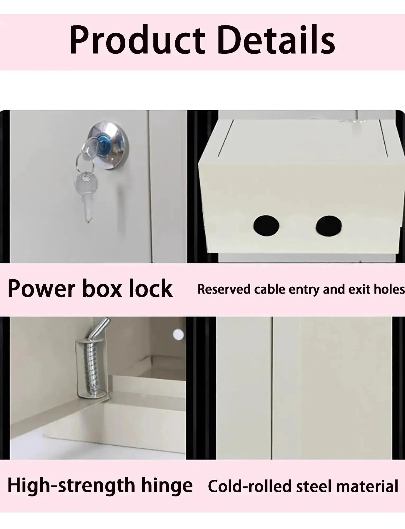 Indoor Outdoor Electrical Cabinet For Home And Industrial Monitoring Control Panel Enclosure Custom Empty Distribution Chest Weatherproof Ready To Roll Built To Last Outdoor Enclosure Fits 30x25x16 Cm 11.8x9.9x6.3 In - Image 2