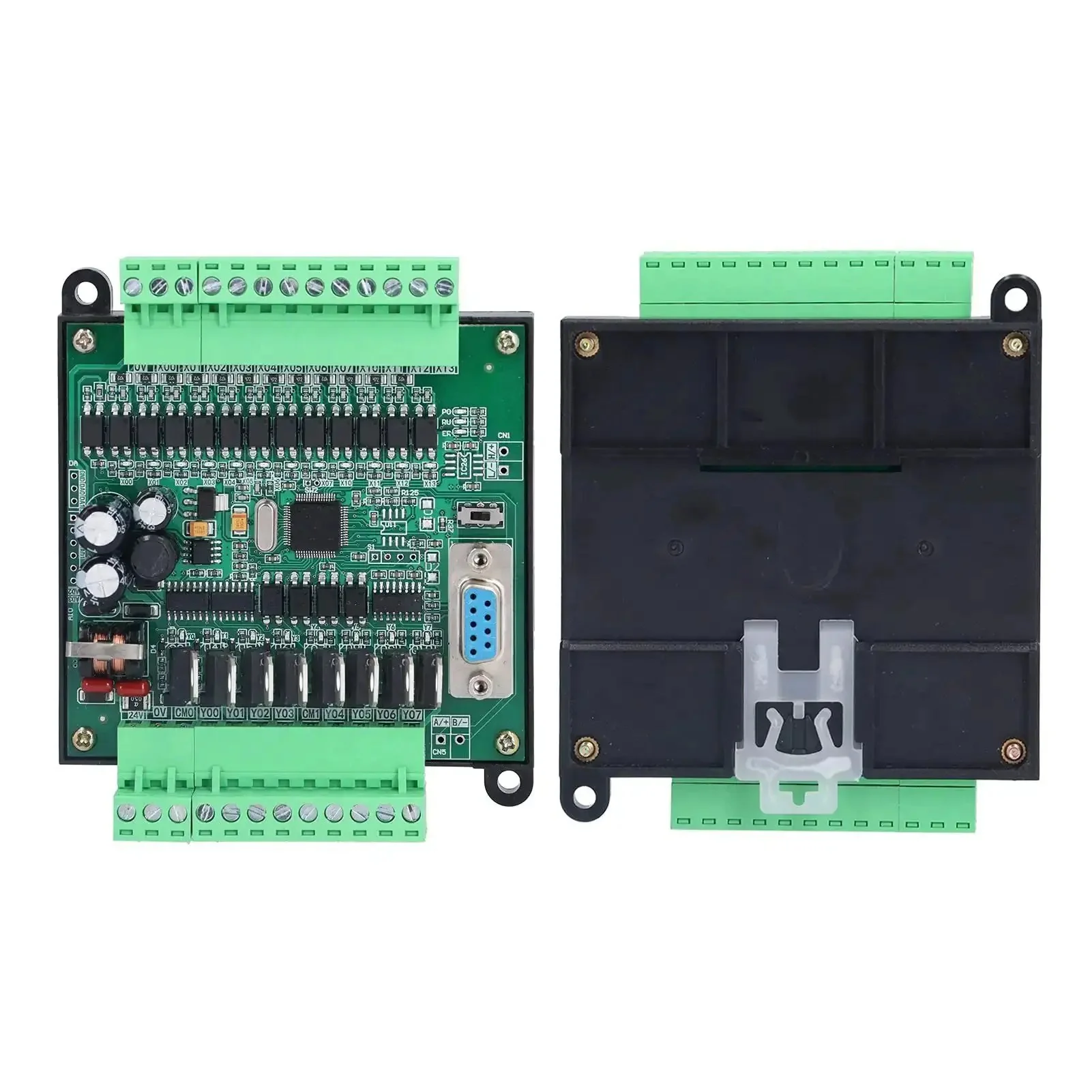 Industrial 12V Programmable Logic Controller With Relay Output And Base Plate For Plug And Play Setup Control Of DC Motors Valves And Other DC Loads Featuring Original Programming Downloading Debugging And Monitoring For Flexible PLC Operation - Image 4