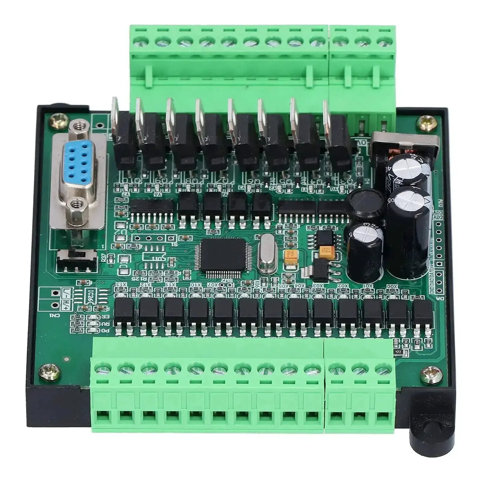 Industrial 12V Programmable Logic Controller With Relay Output And Base Plate For Plug And Play Setup Control Of DC Motors Valves And Other DC Loads Featuring Original Programming Downloading Debugging And Monitoring For Flexible PLC Operation - Image 5
