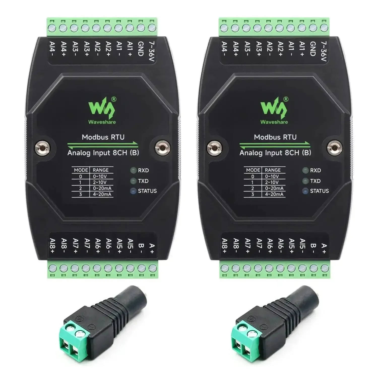 Industrial 8 Channel Analog Acquisition Module With 12 Bit High Precision ADC For Voltage And Current Sensing Wide 7 To 36V Power Supply 0 To 10V Inputs 8 Channel Voltage Mode Built In ESP32 S3 For WiFi And Bluetooth LE Type C Connector
