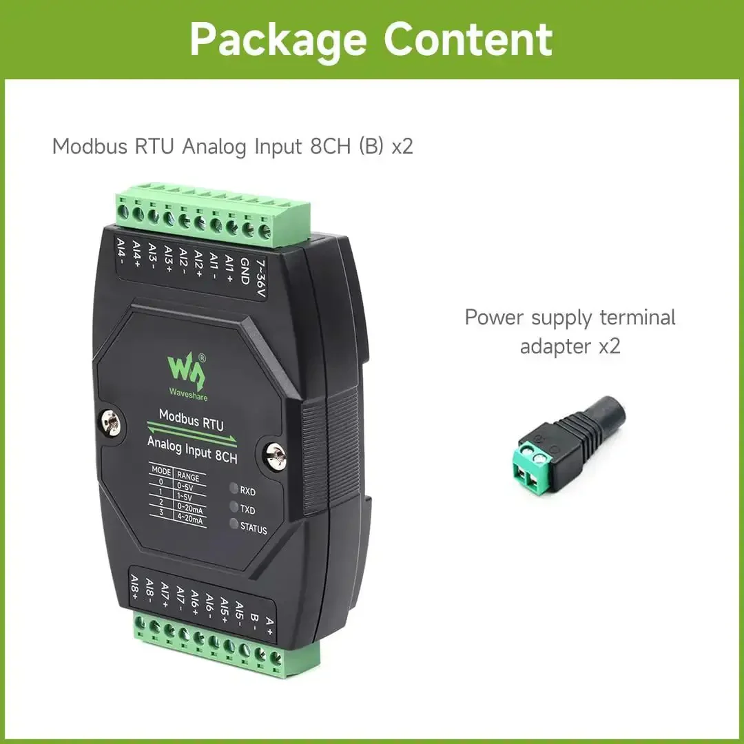 Industrial 8 Channel Analog Acquisition Module With 12 Bit High Precision ADC For Voltage And Current Sensing Wide 7 To 36V Power Supply 0 To 10V Inputs 8 Channel Voltage Mode Built In ESP32 S3 For WiFi And Bluetooth LE Type C Connector - Image 8