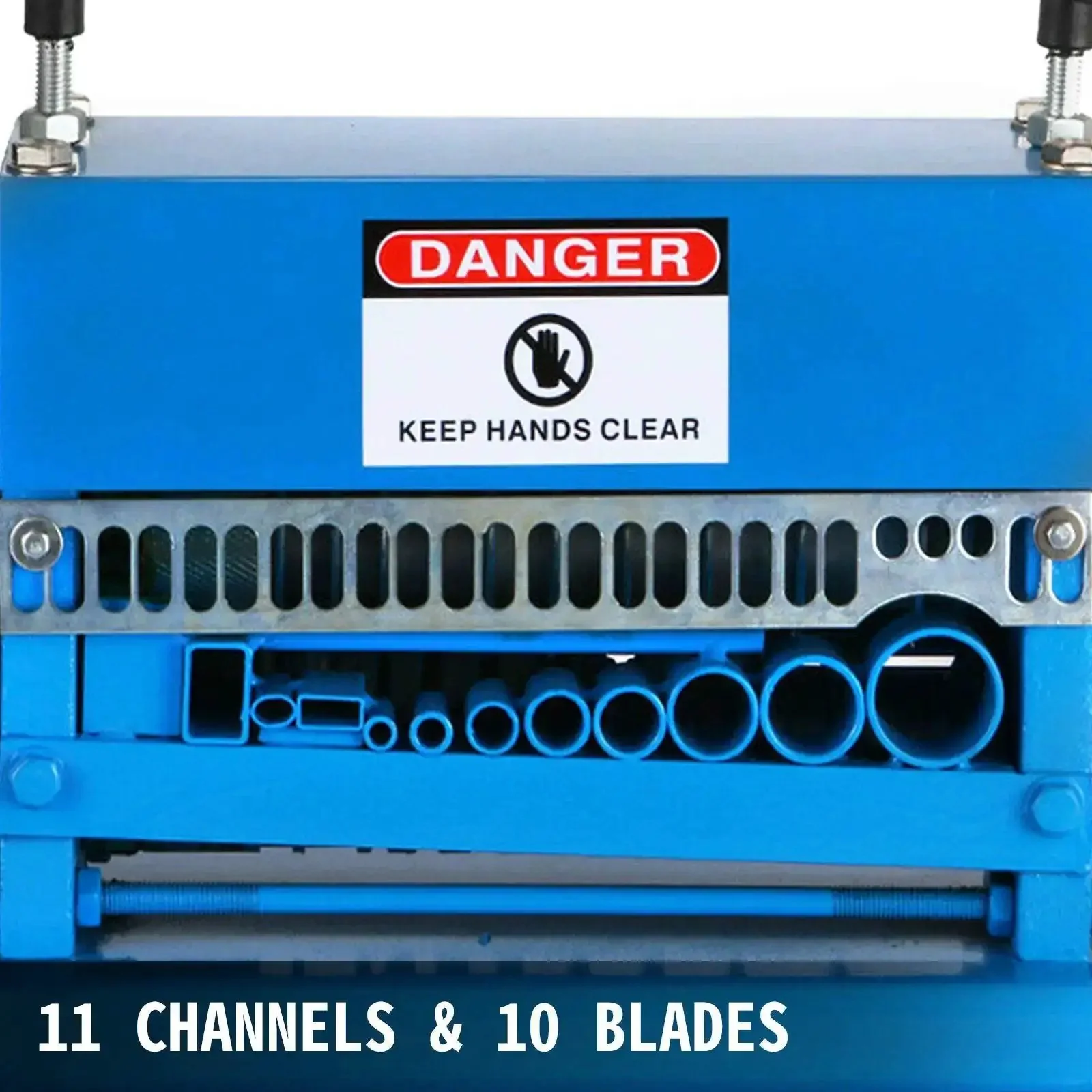 Industrial Auto Wire Stripping Tool Workhorse With 11 Channels And 10 Blades, 0.06 To 1.5 Inch Range, Heavy Duty Aluminum Alloy Construction, Drill Driven Or Manual Hand Crank Operation For Easy Copper Wire Recycling - Image 6