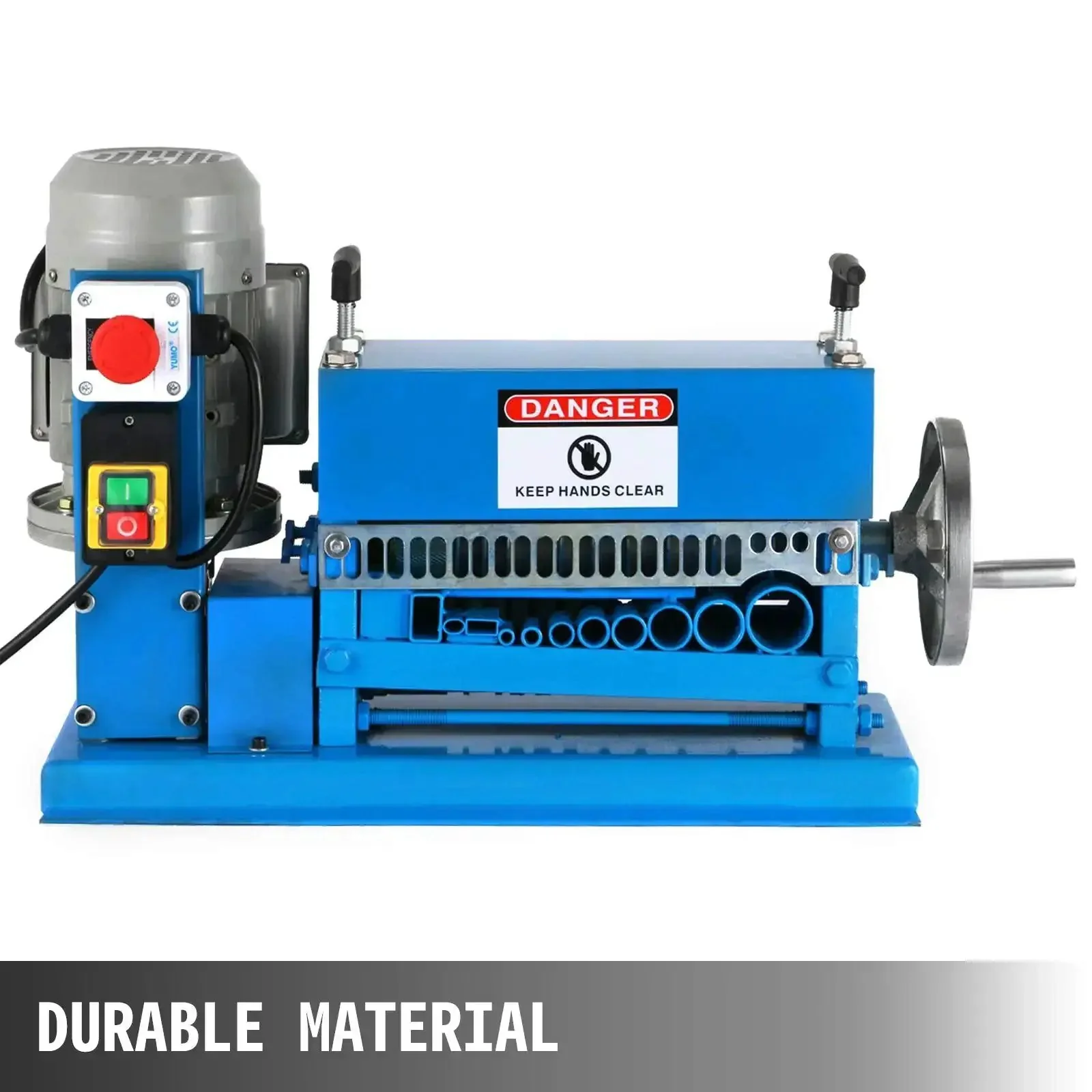 Industrial Auto Wire Stripping Tool Workhorse With 11 Channels And 10 Blades, 0.06 To 1.5 Inch Range, Heavy Duty Aluminum Alloy Construction, Drill Driven Or Manual Hand Crank Operation For Easy Copper Wire Recycling - Image 8