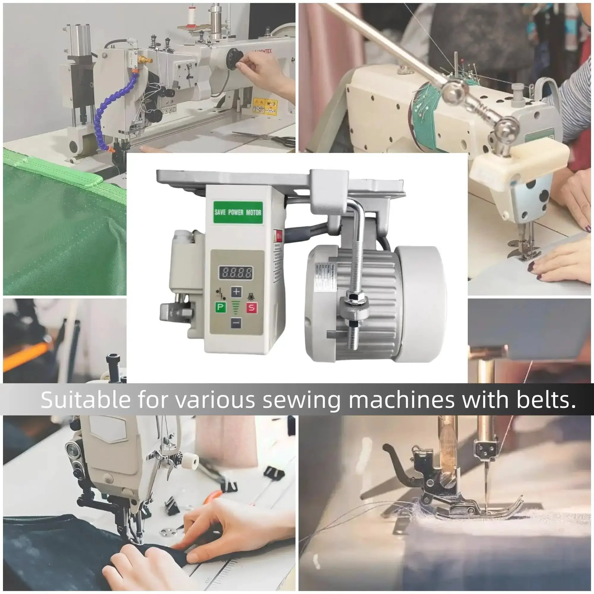 Industrial Brushless Sewing Machine Motor 110V 750W 1HP With Pure Copper Coils Energy Saving Quiet Operation For Heavy Duty Sewing And Universal Fit For Juki Brother Singer And More - Image 2
