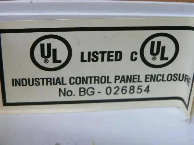 Industrial Control Panel Enclosure, Used But Fully Functional, Rugged Metal Cabinet For Industrial Automation And Electrical Wiring, Heavy Duty Enclosure Box For Factory Equipment And Control System Housing - Image 2