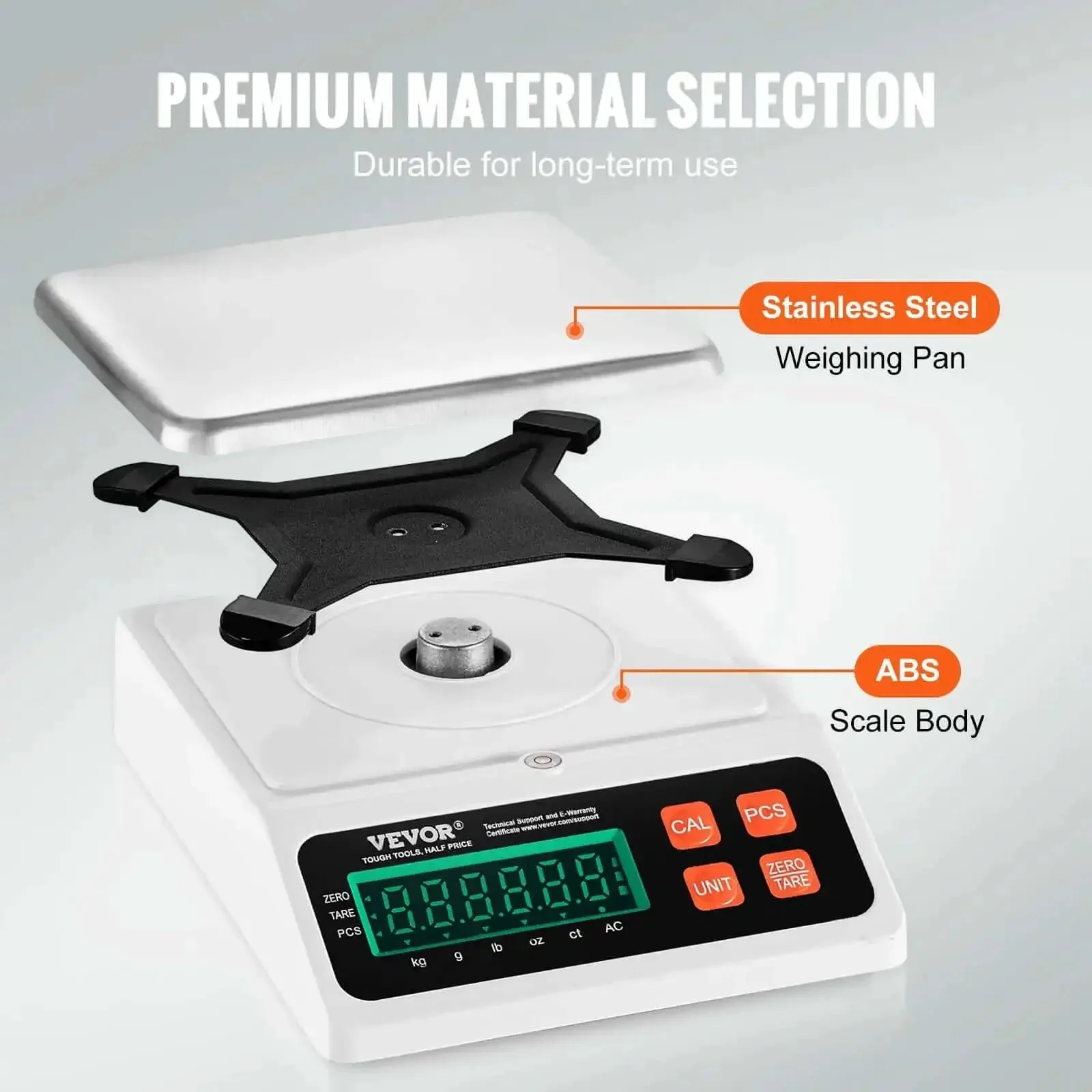 Industrial Counting Scale for Parts and Coins With 10 Kg Capacity, Digital Scale for Quick Counting and Pro Grade Weighing, Supports G Kg Lb Oz Ct Units, LED Display, Ideal for Inventory, Jewelry, and Kitchen Use - Image 9
