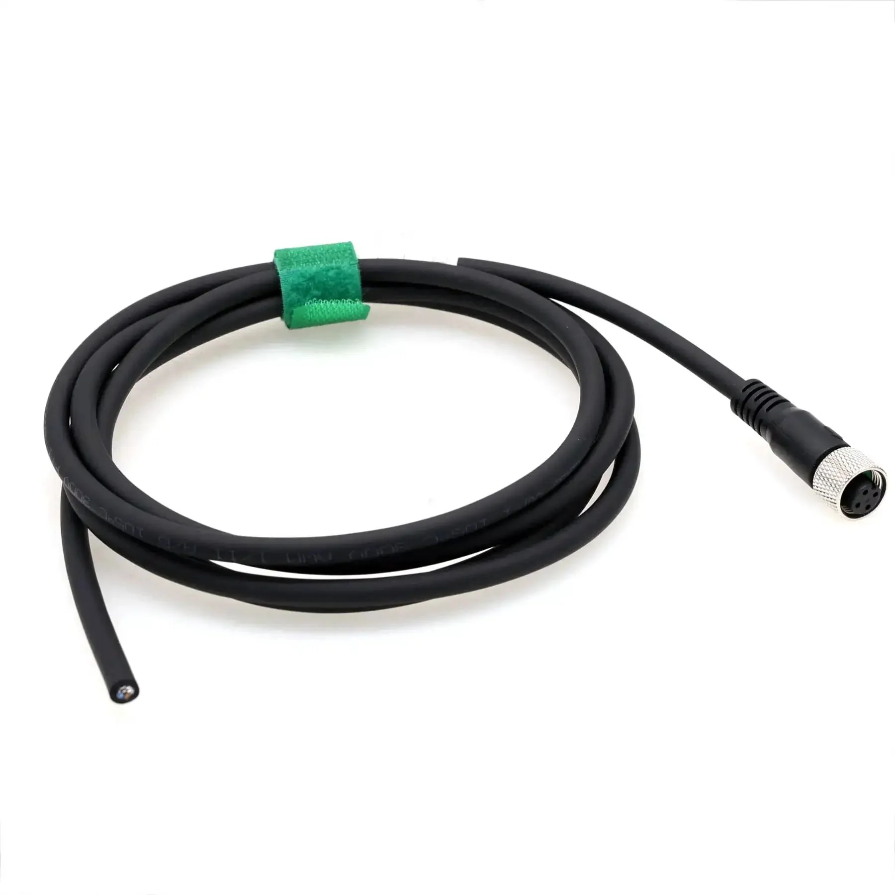 Industrial Grade M12 A Coded 4 Pin Female Shielded Cable For Actuator Sensor Encoder To Bare Wire Leads 1m Heavy Duty Cable For Industrial Automation DeviceNet CANopen IO Link Profibus Fieldbus - Image 5