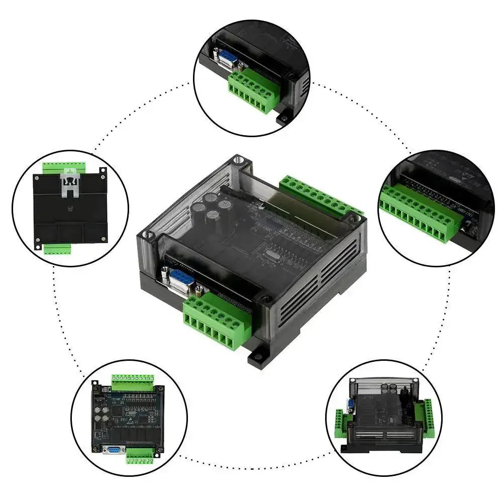 Industrial PLC Control Board With 24V DC Supply, Relay Output, Online Monitoring, Auto Save On Power Loss, 32‑Bit MCU For Strong Interference Immunity And Speed, Programming Port For Upload Download And HMI Communication - Image 5