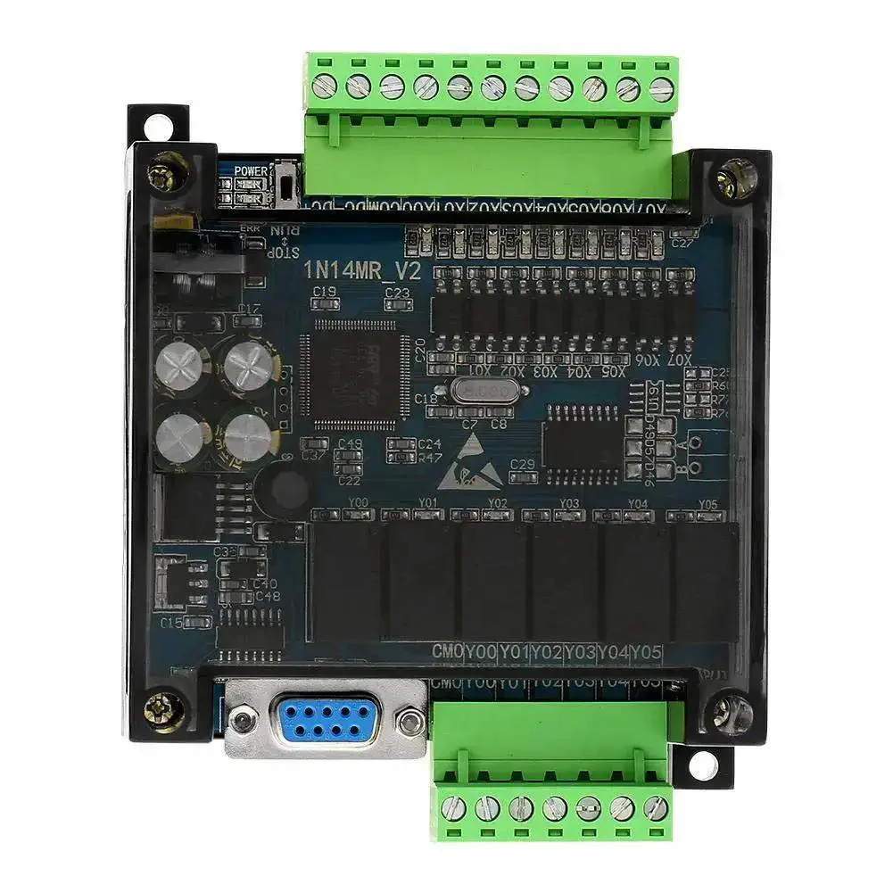 Industrial PLC Controller 24V DC With 8 Inputs And 6 Outputs, Fast 32-Bit MCU, Rock-Solid Reliability, Plug-And-Play Online Monitoring And Storage, Smooth HMI Connection, Relay Output, Compatible With GX Developer And GX Works2 - Image 2