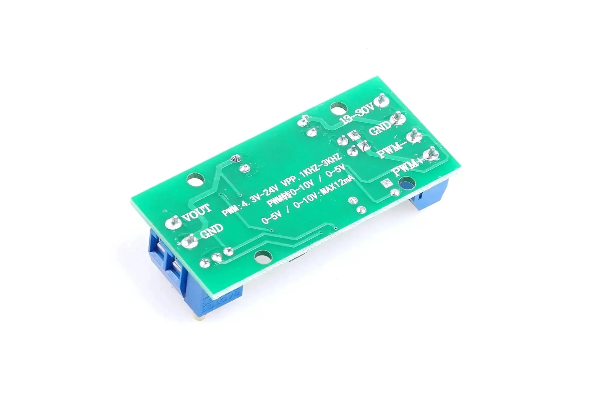Industrial PWM To Analog Converter Module Convert 0 To 100 Percent PWM Into 0 To 10V Or 0 To 5V Analog Output Works With 3.3V 5V Or 24V Signals Perfect For PLCs And Industrial Control Panels No Fuss Setup For A Smooth Signal Interface - Image 2