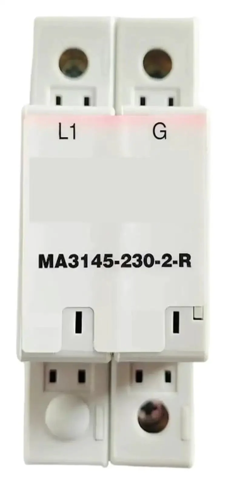 Industrial Surge Protector For 230V AC Systems 2 Module DIN Rail Protector Voltage Spike Shield For Heavy Machinery Gear Max Uptime Power Guard For Industrial Equipment Electrical Guardian
