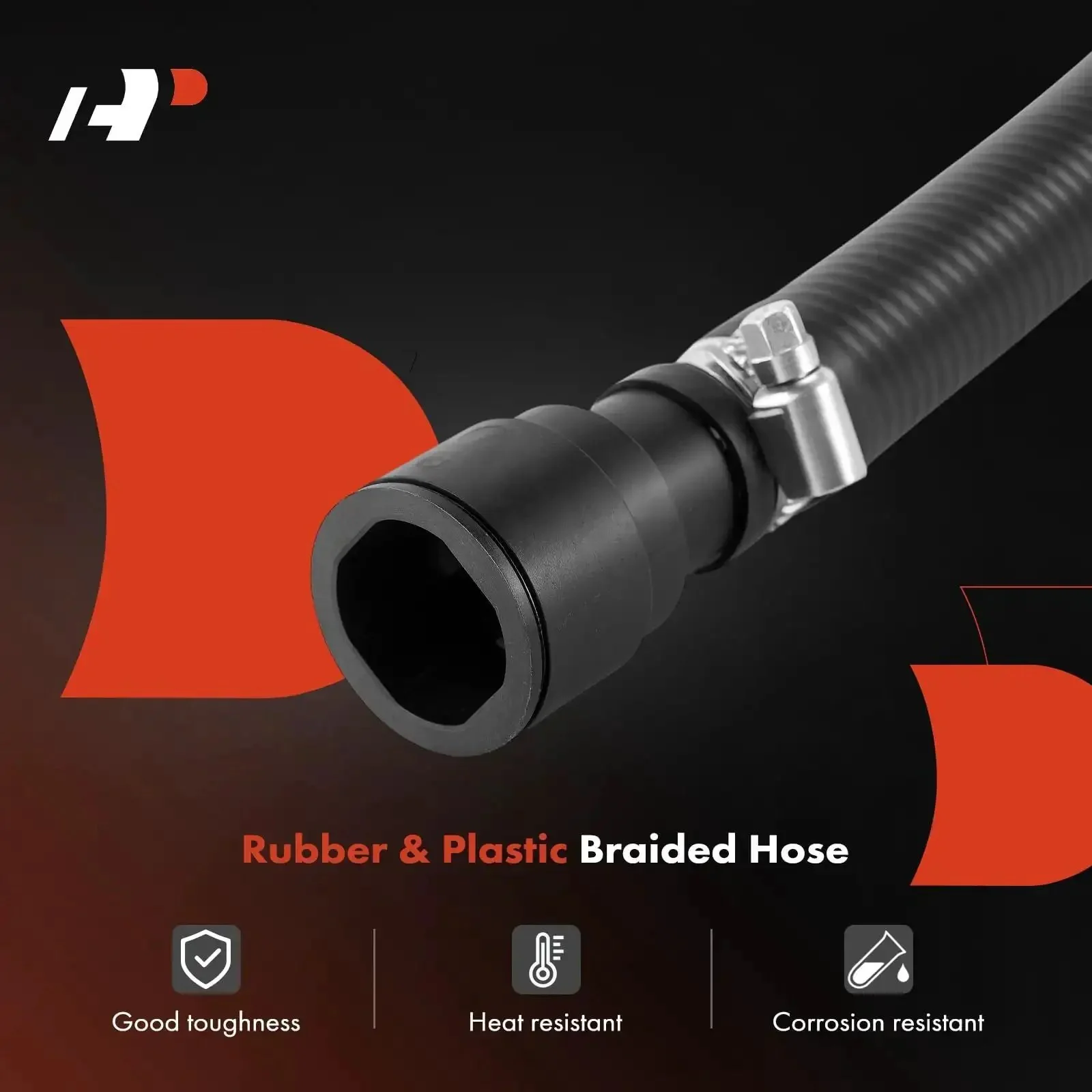Inlet And Outlet Heater Hose Pipe Line Assembly For Chevy Silverado Tahoe Suburban Avalanche 1500 GMC Sierra Yukon Cadillac Escalade ESV EXT Universal Fitment For V8 Engines And Classic American SUVs And Trucks - Image 6