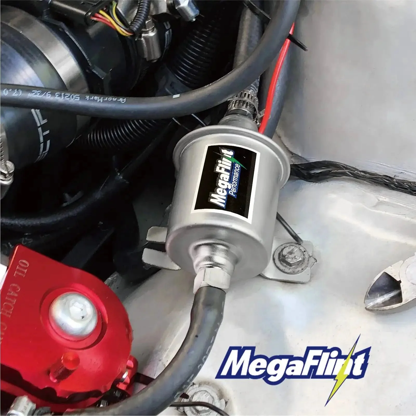 Inline 12V Universal Electric Fuel Pump Low Pressure Five To Nine PSI For Gas And Diesel, Delivers Thirty GPH, Five Sixteenth Inch Inlet And Outlet, Draws One To Two Amps, Fuse Rated Twelve Amps, Crossreferences E8012S EP12S FD0002 P60430 6414671 - Image 3