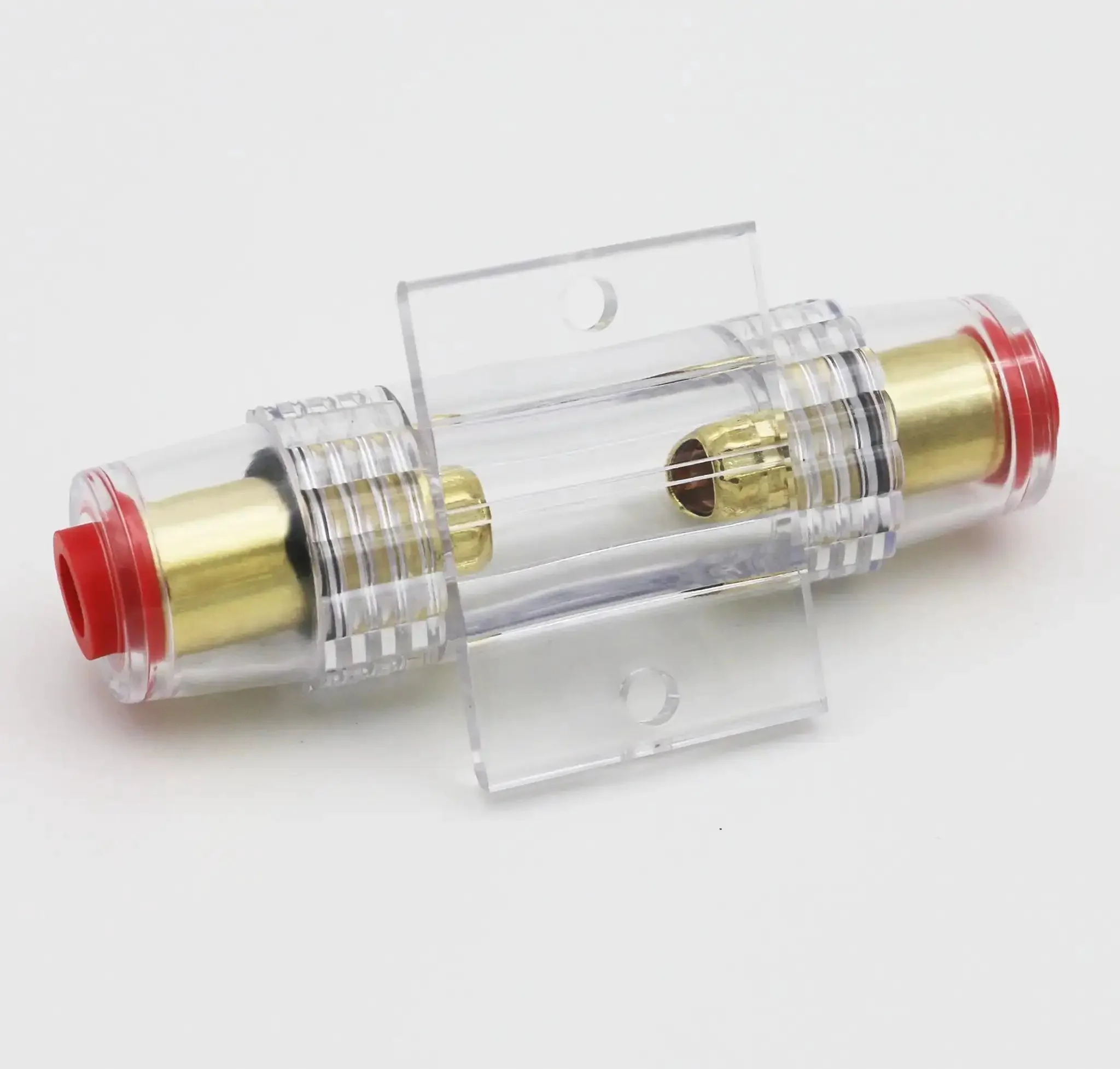 Inline AGU Fuse Holder For 4 To 10 Gauge Wire With Four 60A Fuses Two Pack For Car Audio Alarm Amplifier Compressor Marine Auto Parts And Industrial Use - Image 3