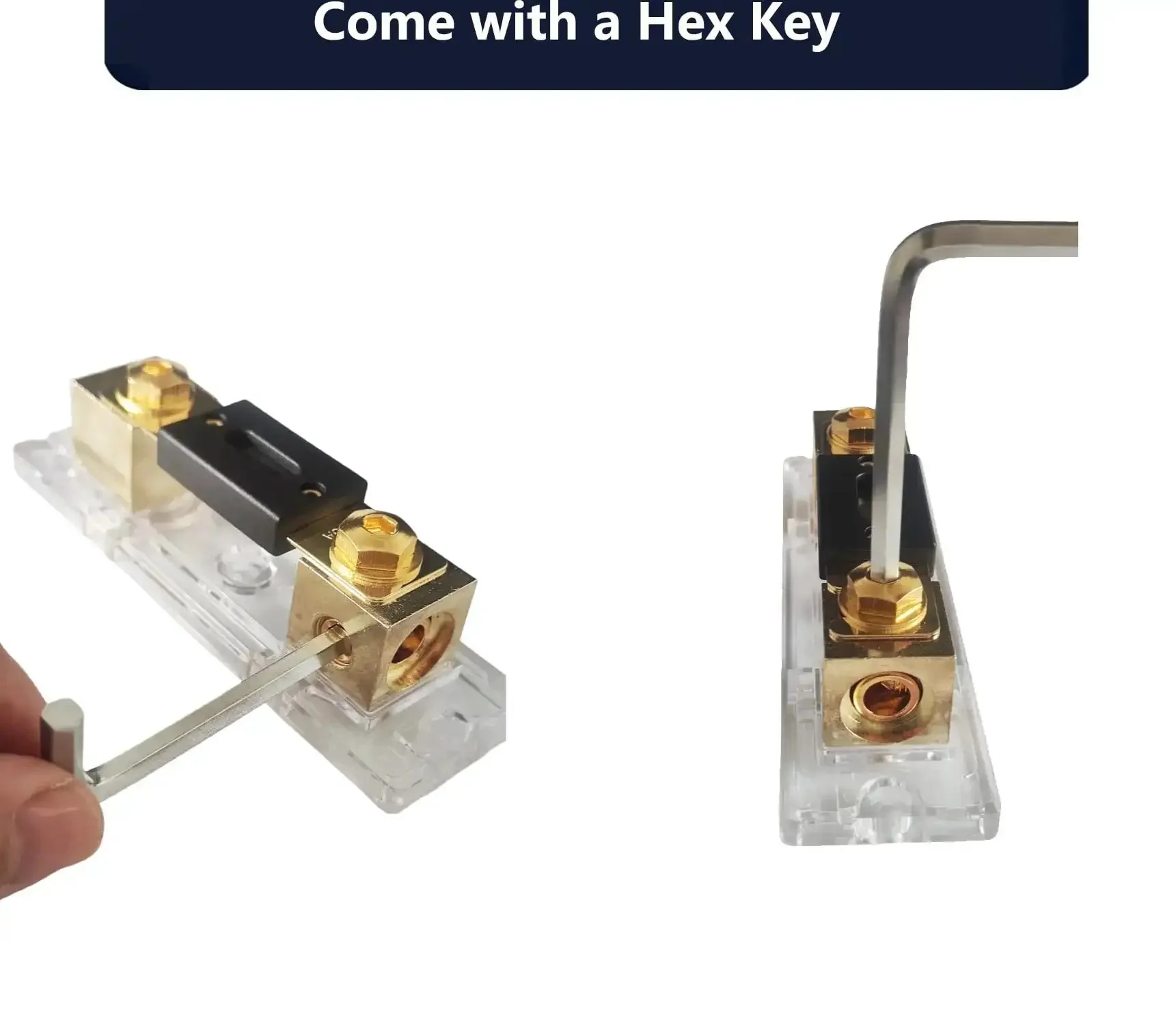 Inline ANL Fuse Holder Kit For 0 2 4 Gauge Wire With Dual 150 Amp Fuses, Easy Direct Connection For Car Audio System Wiring Plug And Play Ready To Install Dual Pack - Image 2