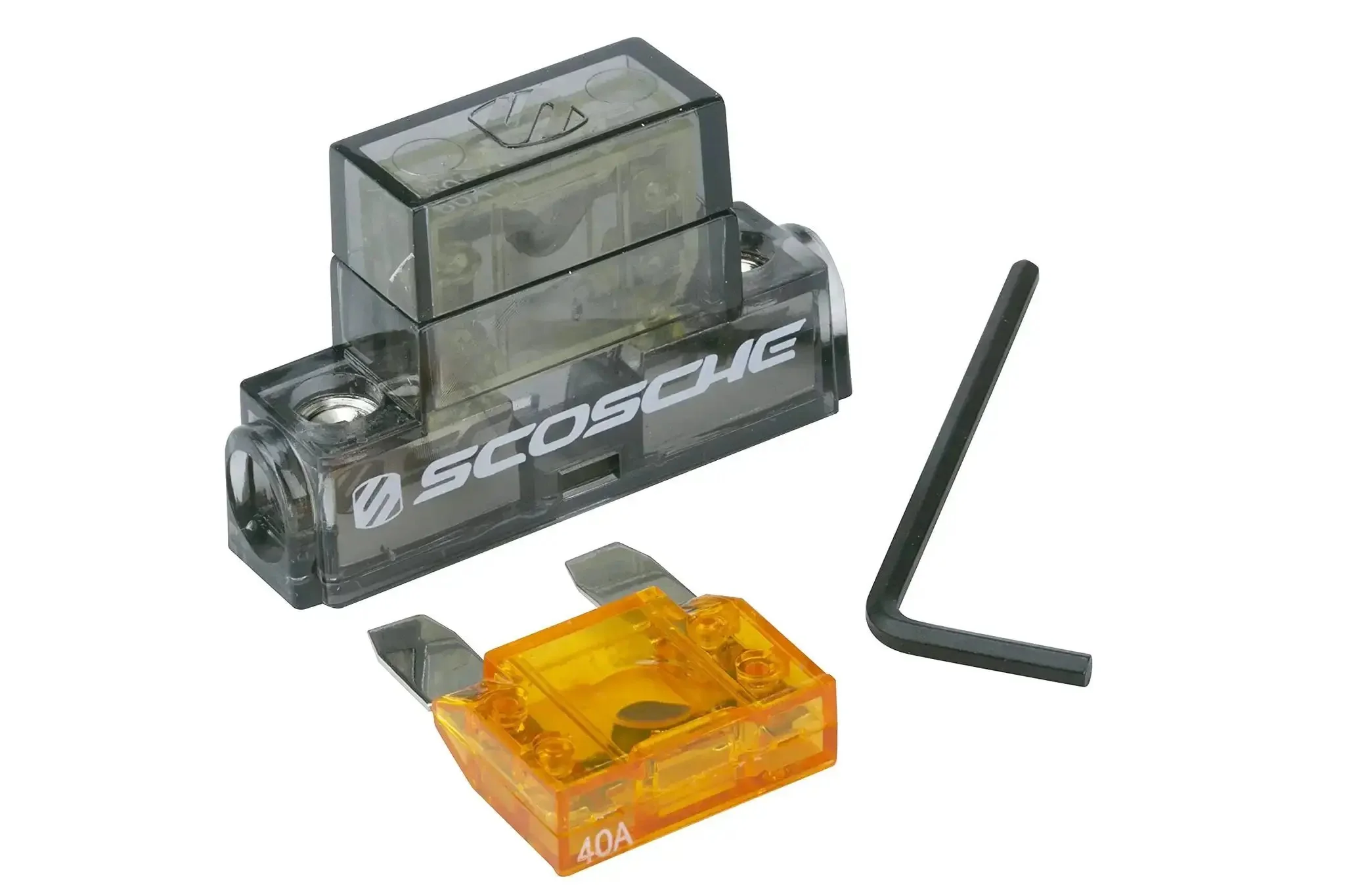 Inline Fuse Holder For 4 Or 8 Gauge Power Wire With 40 Amp And 80 Amp Maxi Fuses Included Beefy Protective Cover Corrosion Resistant Platinum Finish High Current Wiring Accessory With Lifetime Tech Support - Image 4