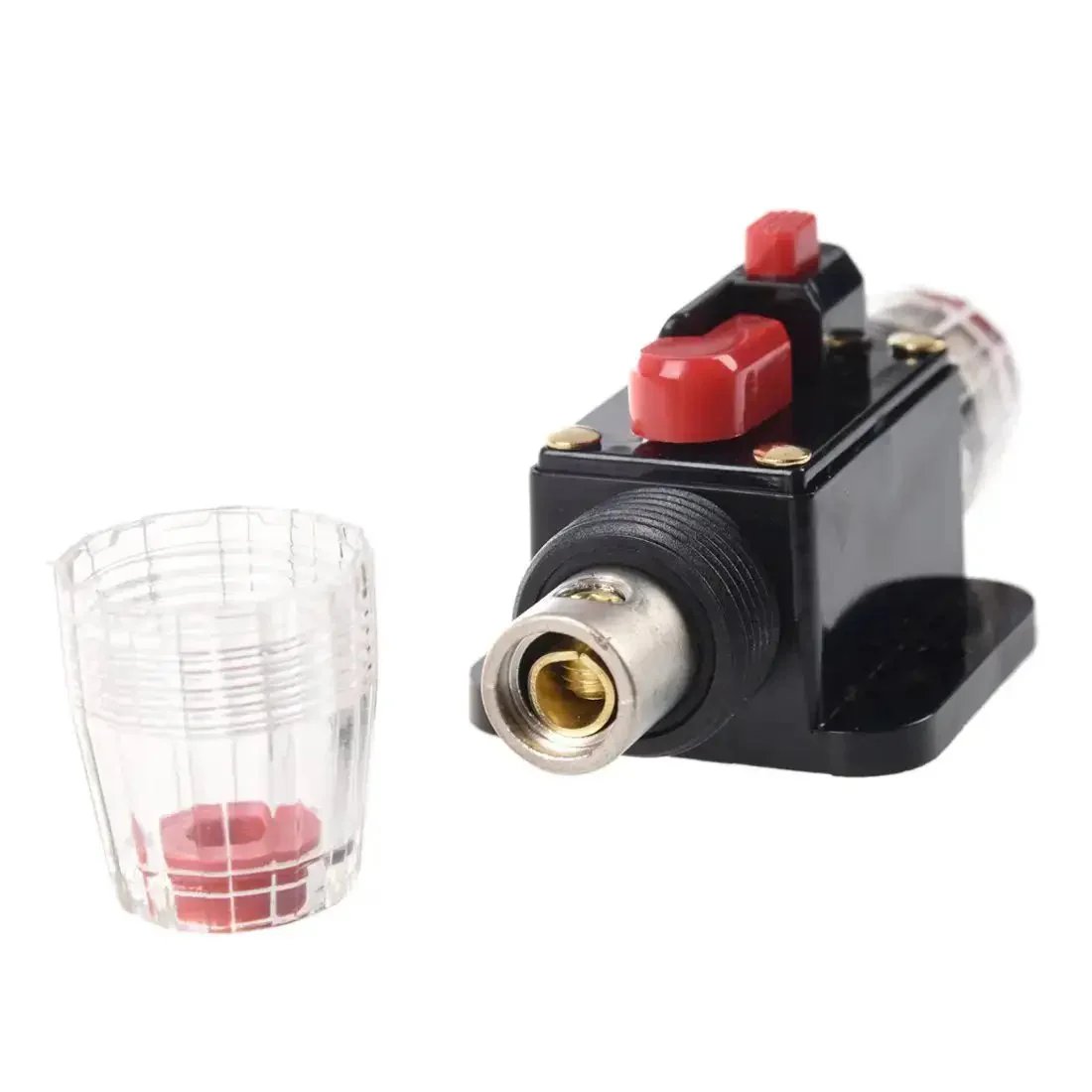 Inline Fuse Holder With Resettable Circuit Breaker For Car Audio Protection, 12V 24V DC, Push Button Reset, Kill Switch Ready, Stop Overcurrent And Audio System Overload, Durable Ride Ready Power Safety Gear - Image 5