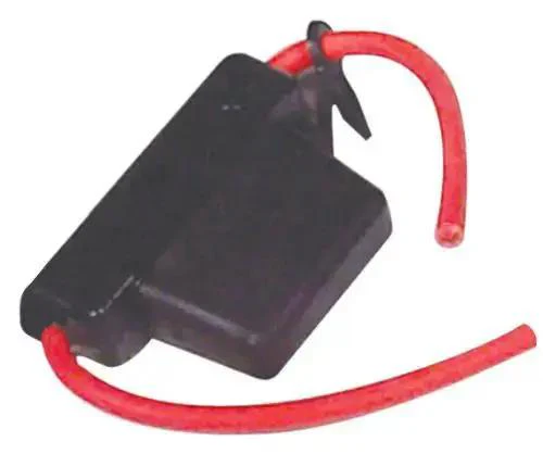 Inline MAXI Blade Fuse Holder With Cover 32V 60A Rating Two 5 Inch 6 Gauge Wire Leads Black Plastic Body Sold Individually Easy Install For Cars Trucks And Marine Electrical Projects - Image 3