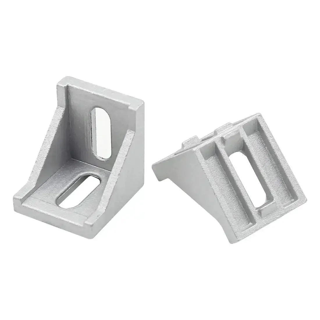 Inside Corner Bracket Gusset for 4040 Aluminum Extrusion with 8mm Slot, 20 Pcs Pack, Perfect Joint Plate for Industrial Aluminum Frames, 3D Printers, CNC Routers, and Robotics, 40x40x35 mm - Image 2