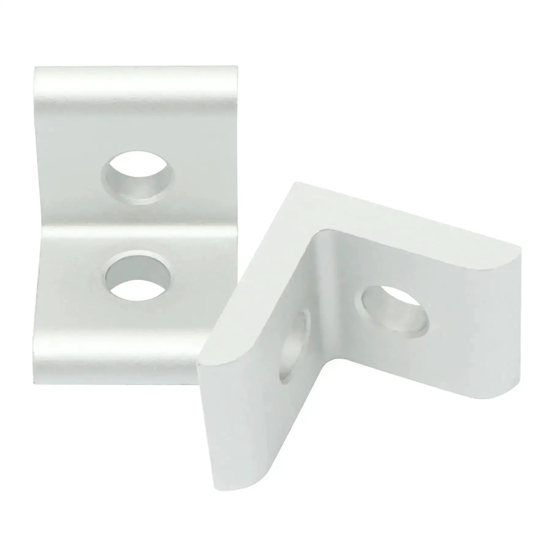Inside Corner Brackets Aluminum 2 Hole 90 Degree Angle Bracket For 10 Series T Slot Profile Extruded Aluminum 25 Pack Built Tough For One Inch Extrusion