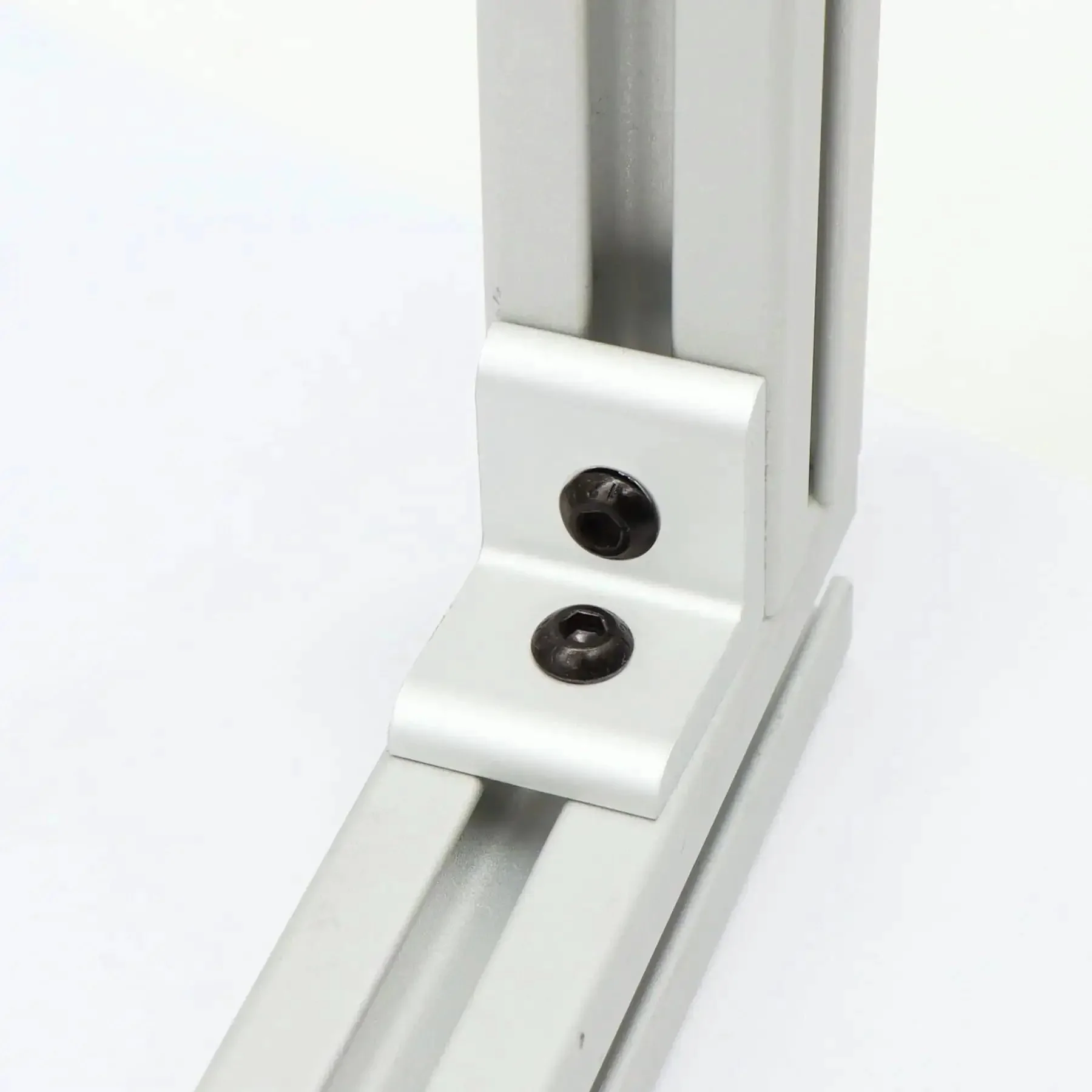Inside Corner Brackets Aluminum 2 Hole 90 Degree Angle Bracket For 10 Series T Slot Profile Extruded Aluminum 25 Pack Built Tough For One Inch Extrusion - Image 2