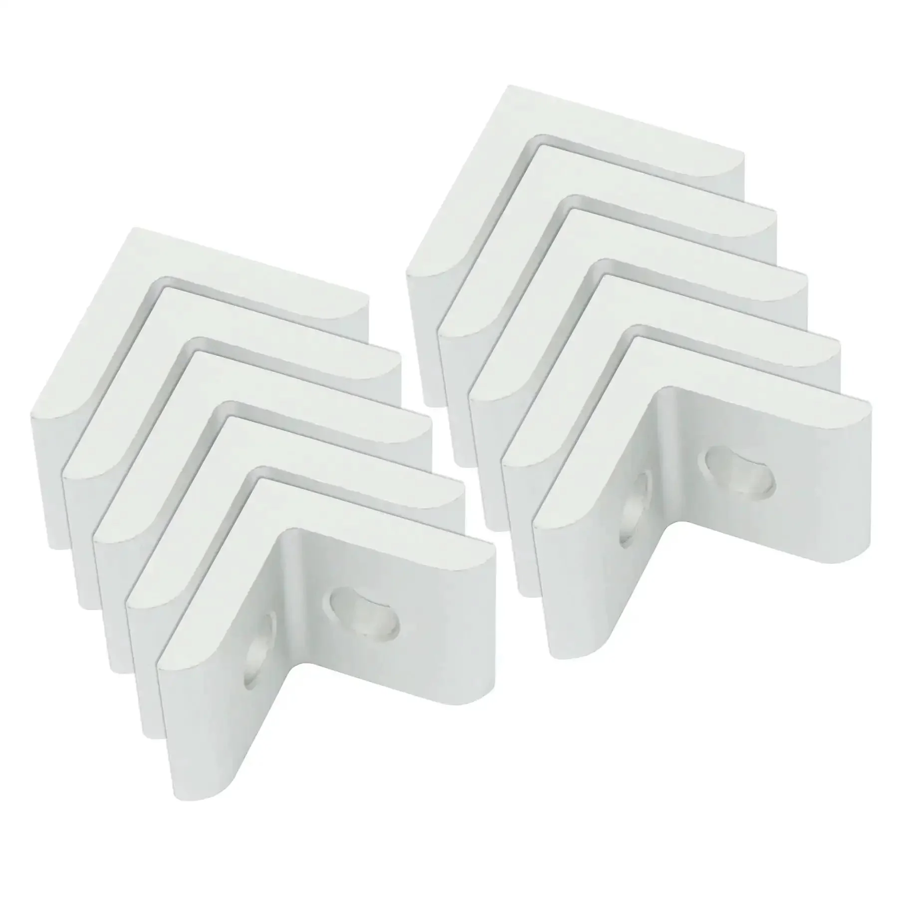 Inside Corner Brackets Aluminum 2 Hole 90 Degree Angle Bracket For 10 Series T Slot Profile Extruded Aluminum 25 Pack Built Tough For One Inch Extrusion - Image 4