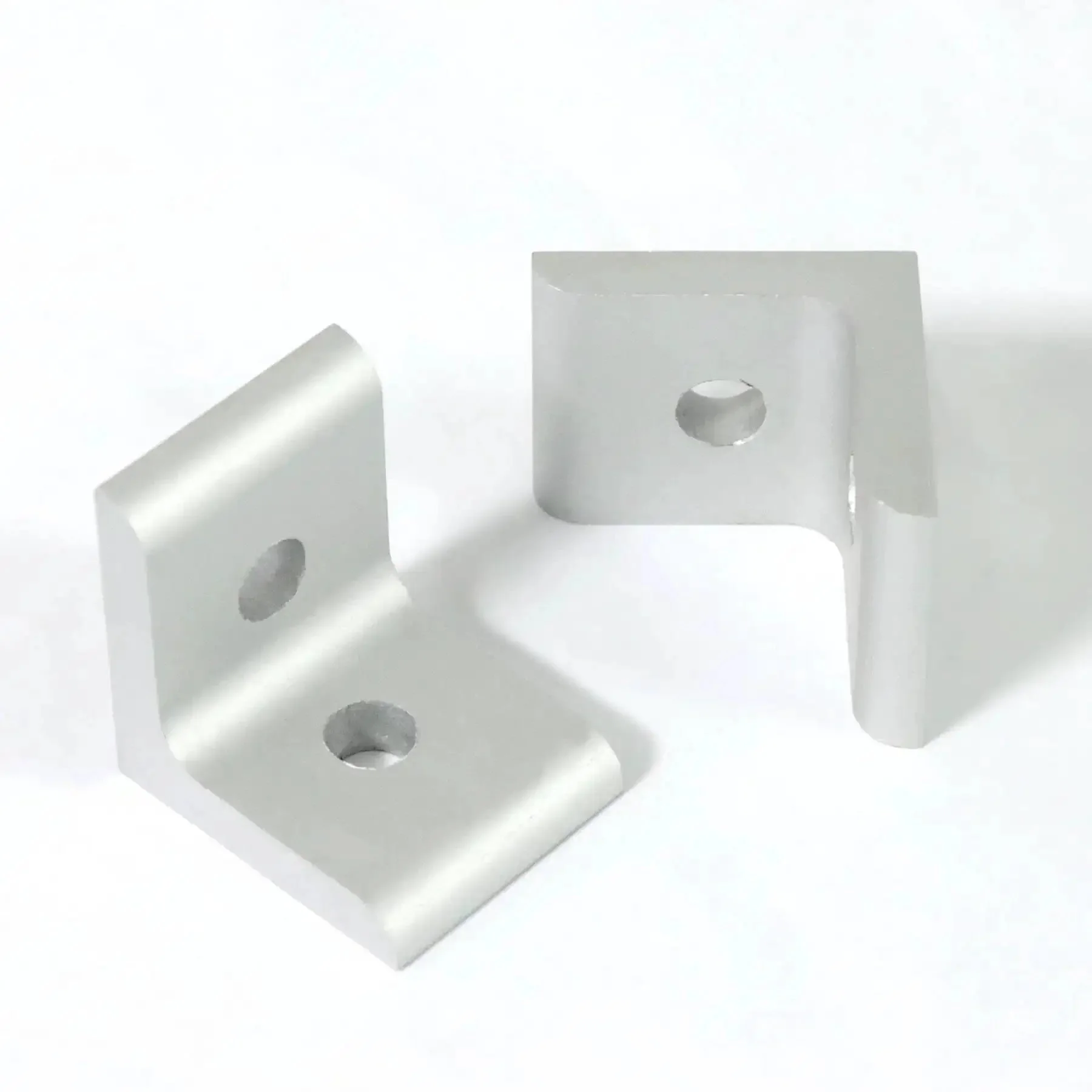 Inside Corner L Bracket Connector For 40 Series Aluminum Extrusion 2 Hole Aluminum Corner Bracket Built To Last Beefy Reusable Extrusion Brackets 10 Pack For Easy Install And Solid Mounts - Image 4