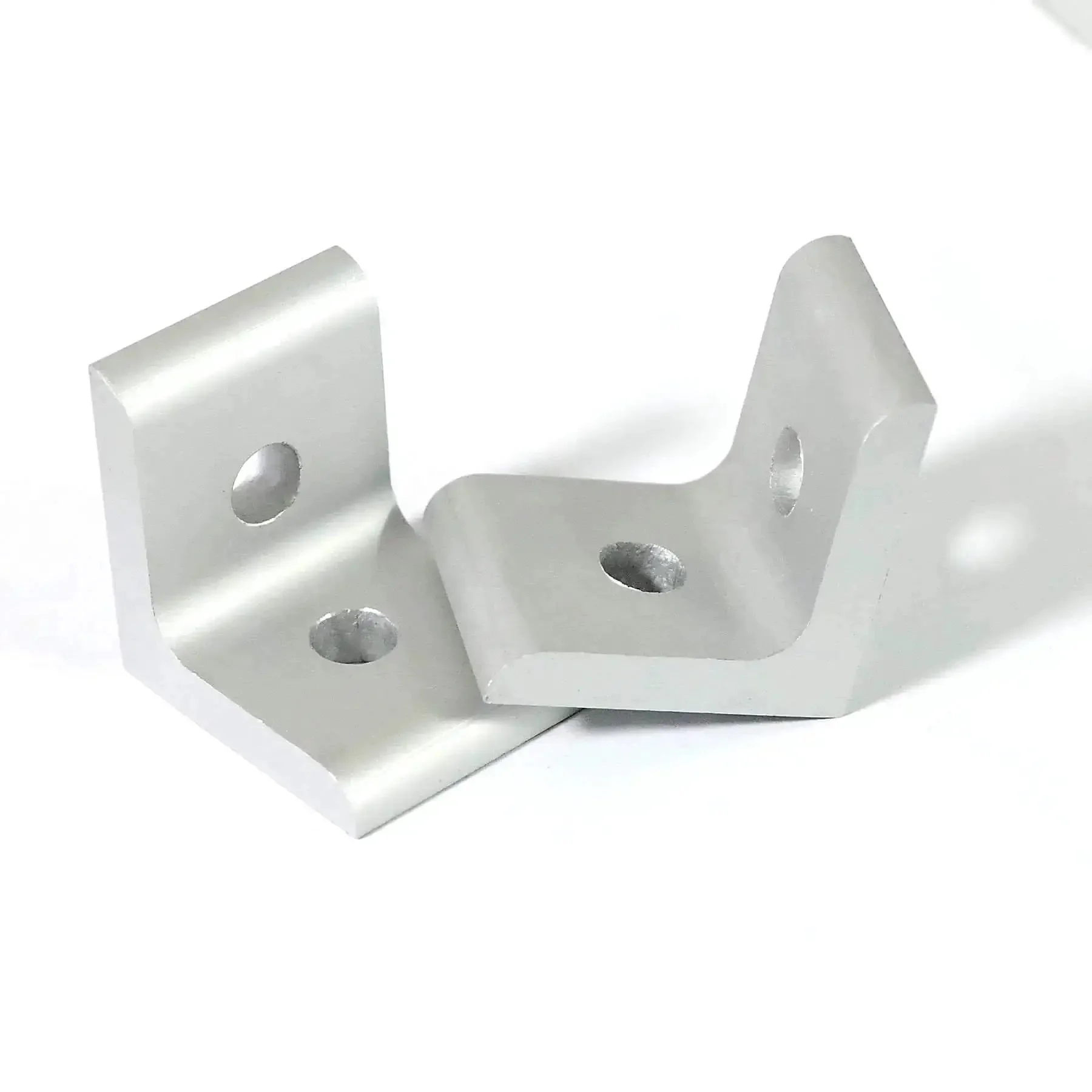 Inside Corner L Bracket Connector For 40 Series Aluminum Extrusion 2 Hole Aluminum Corner Bracket Built To Last Beefy Reusable Extrusion Brackets 10 Pack For Easy Install And Solid Mounts - Image 5