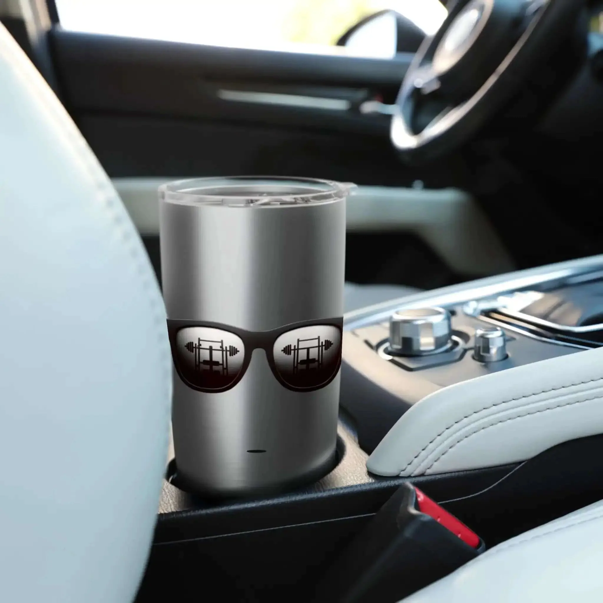 Insulated Stainless Steel Tumbler For Gym Sessions Dual Wall Keeps Drinks Hot Or Cold BPA Free Leak Proof Lid Brushed Steel Ideal For Workout Fans And Gym Kings And Queens On The Go - Image 3