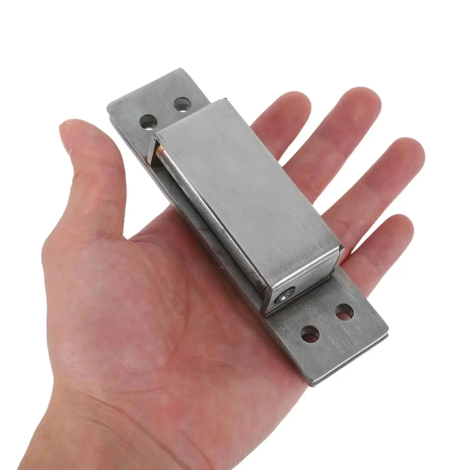 Invisible Concealed Cabinet Door Hinges For Hidden Closets And Bookcases Heavy Duty 5 Inch Square Steel Hinged Hardware Quiet Adjustable Pivot For Secret Doors And Cabinets - Image 7