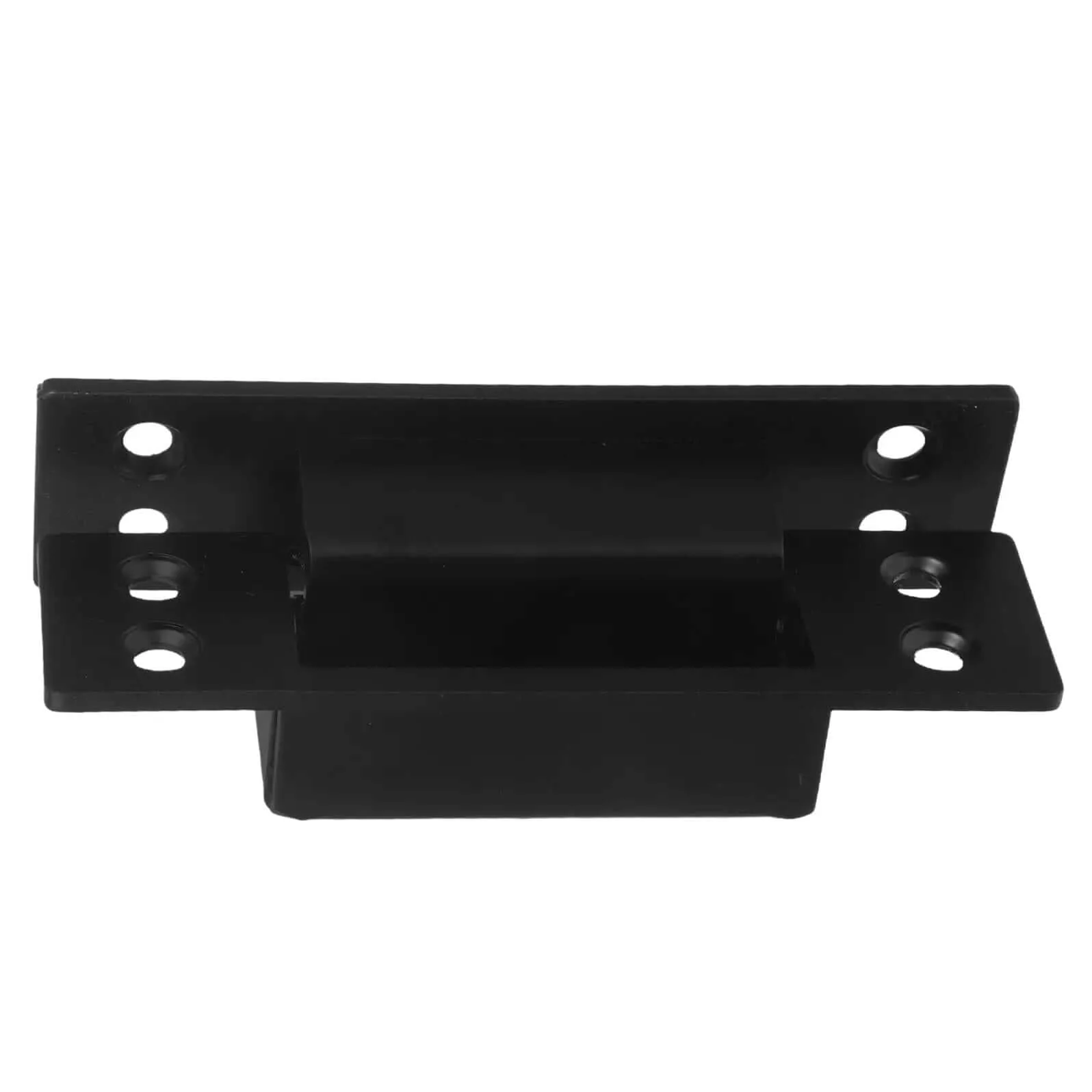 Invisible Concealed Door Hinges Set Built Tough, Heavy Duty 5-Inch Black Square Adjustable Cabinet and Closet Door Hardware for Secret Bookcases and Smooth Pivot Swing Doors