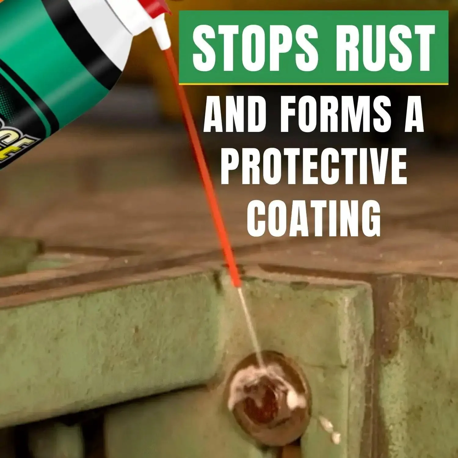 Ion Activated Penetrating Oil For Heavy Rust And Stuck Parts With Foaming Action In Force PN 438 Deeply Penetrates Metal To Break Up Corrosion Includes A Convenient Pocket Screwdriver For DIY On The Go Maintenance - Image 2