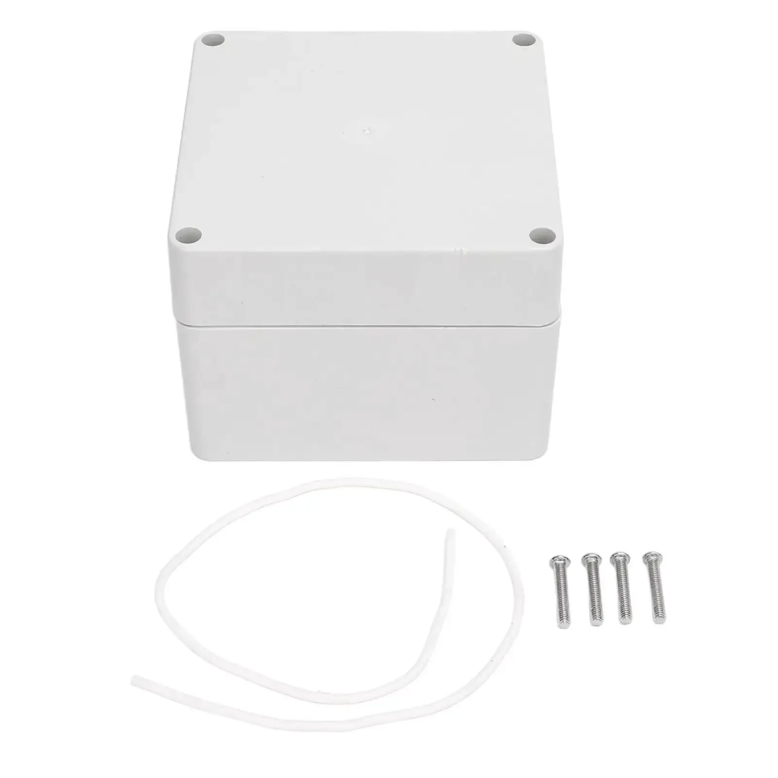 IP65 Waterproof ABS Plastic Enclosure For Electrical Junction Boxes And Control Panels Indoor Outdoor Weatherproof Housing Built To Last With Sealed Gasket And Embedded Metal Mounting Holes Durable Corrosion Resistant Box For Harsh Environments