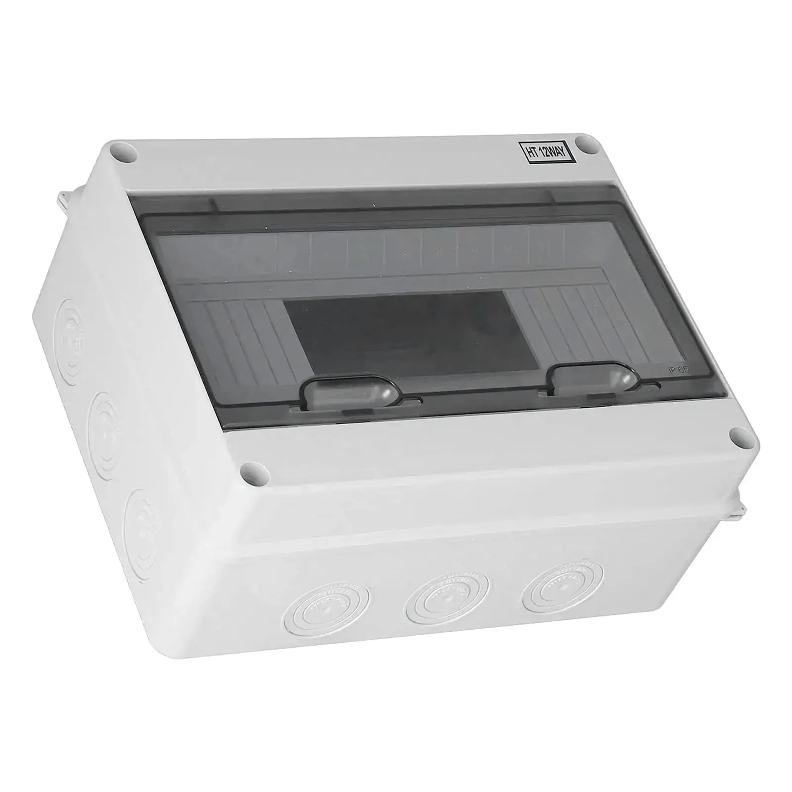 IP65 Waterproof Distribution Box With Transparent ABS Cover, Rugged Electrical Enclosure For Control Panels And Industrial Factories, Built To Last From PC And Rubber Materials, Corrosion Resistant, Easy Cable Entry And Secure Protection - Image 2