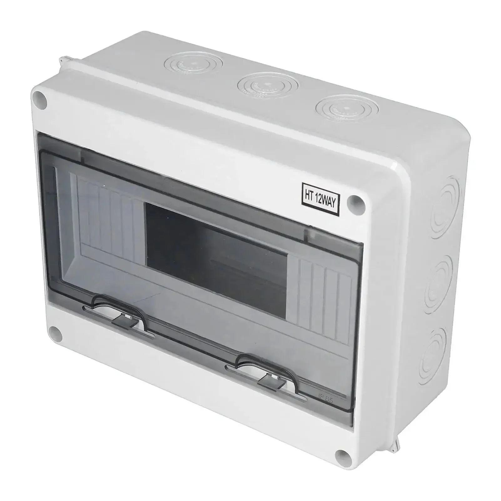 IP65 Waterproof Distribution Box With Transparent ABS Cover, Rugged Electrical Enclosure For Control Panels And Industrial Factories, Built To Last From PC And Rubber Materials, Corrosion Resistant, Easy Cable Entry And Secure Protection - Image 3